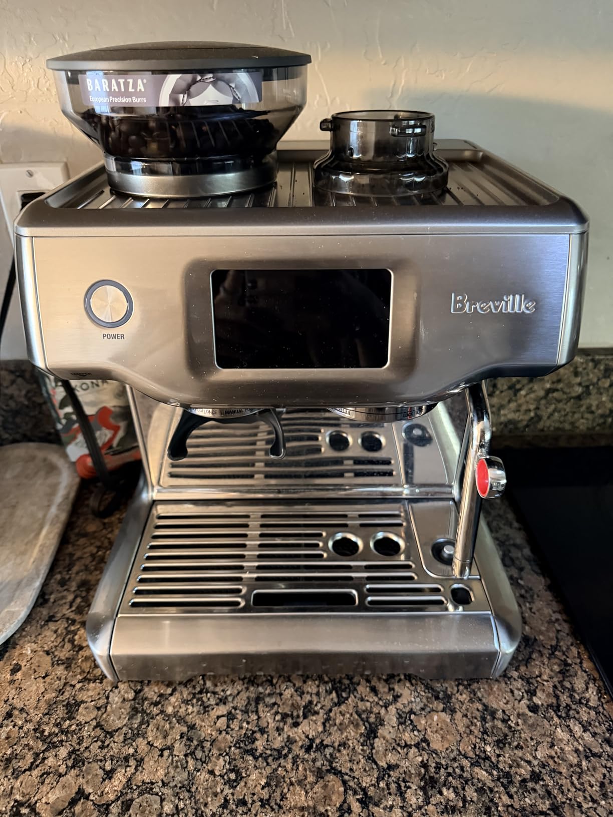 Breville BES880BSS Barista Touch Espresso Machine, Brushed Stainless Steel, Pull barista-quality espresso shots, lattes and cappuccinos at home with semi-automatic coffee maker with built-in grinder customer photo 2