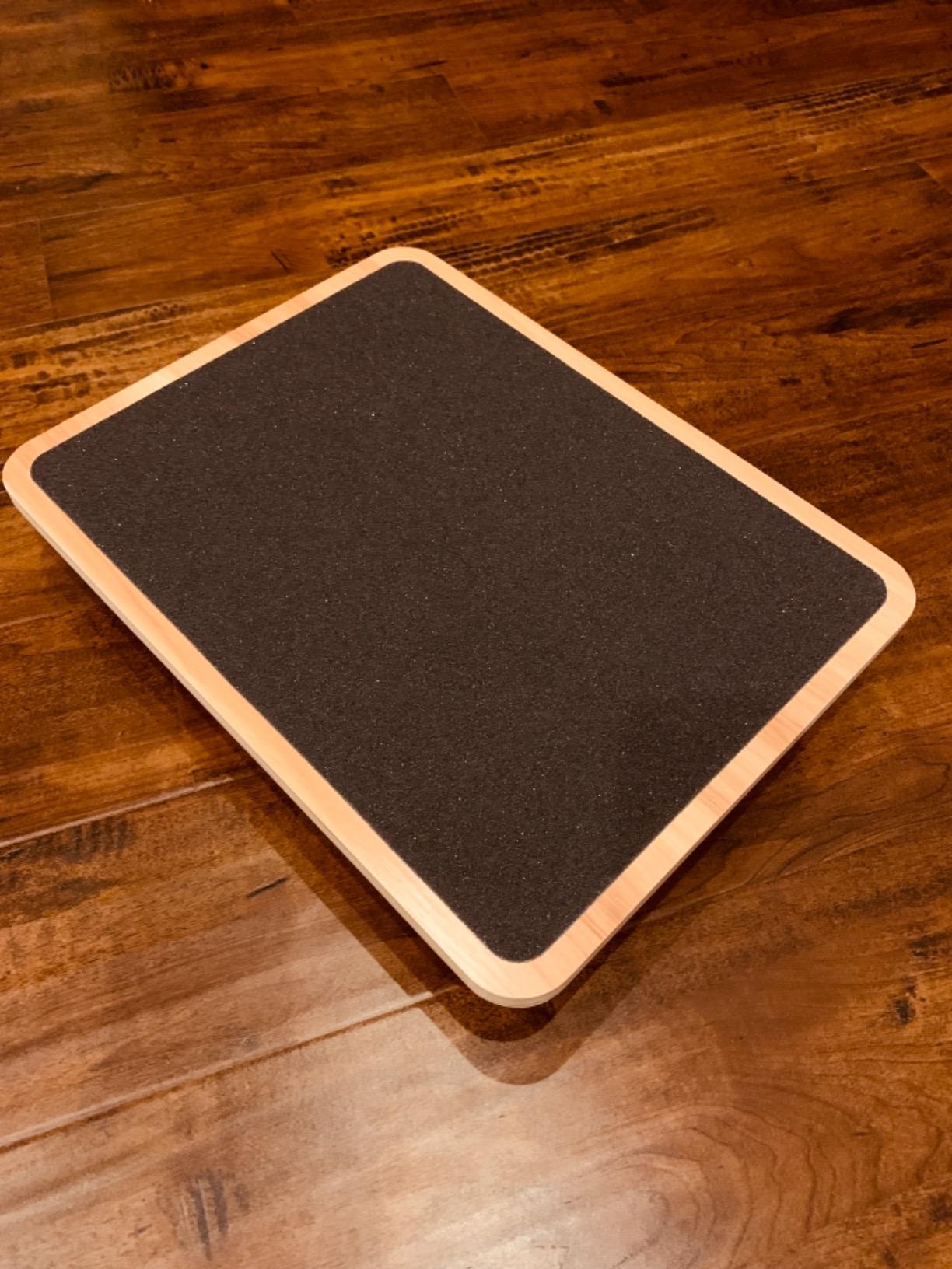 StrongTek Wooden Balance Board, Basic Rocker or Advanced 360° Wobble | Beginner-to-Advanced Options, Non-Slip Surface, Ankle Rehab, Physical Therapy, Core Stability and Balance Training customer photo 1