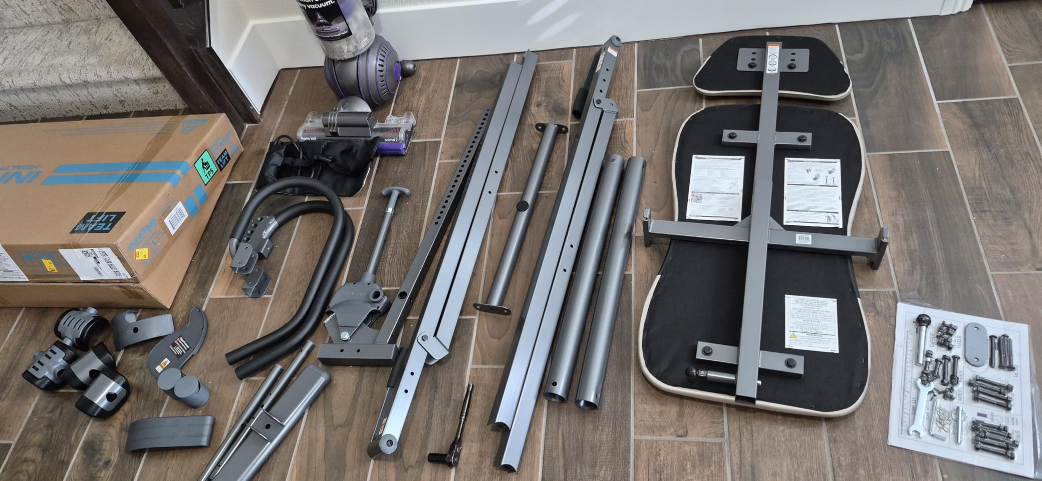 Innova ITX9900 Inversion Table with Air Lumbar Support, Black/Gray customer photo 2