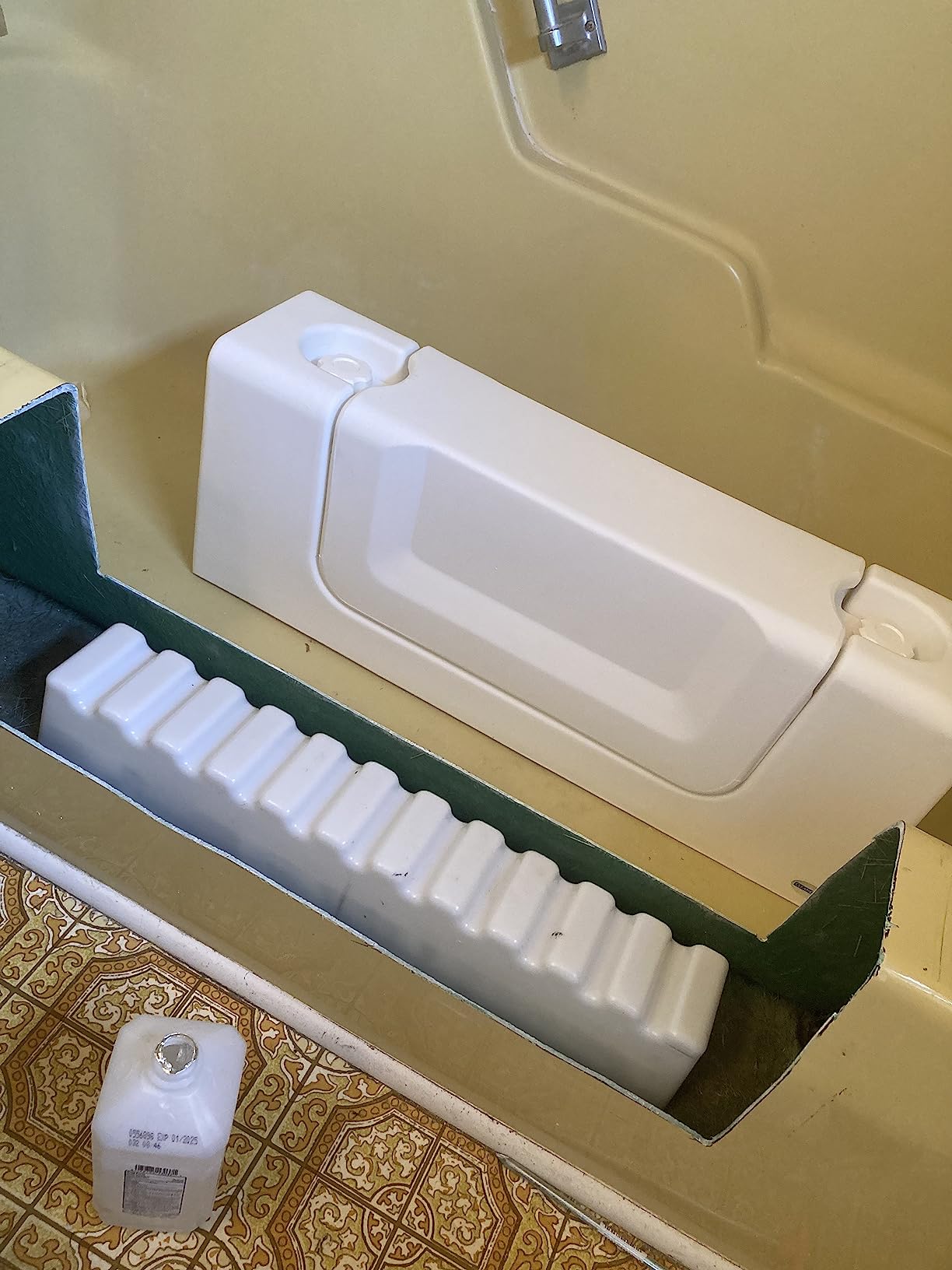 CleanCut Convertible Tub Conversion Kit, White Large customer photo 2