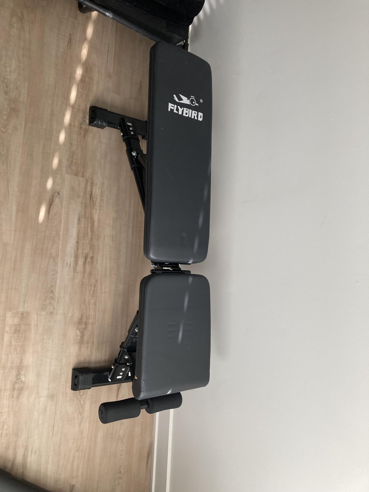 FLYBIRD WB5 Weight Bench, ASTM-Certified 800LBS Adjustable Weight Bench Workout Bench Foldable for Home Gym, 90° to -30° FID and 30in Extended Backrest for Bench Press Strength Training Exercise customer photo 1