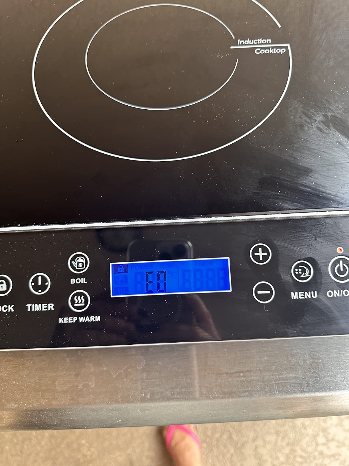 Duxtop LCD Portable Double Induction Cooktop 1800W Digital Electric Countertop Burner Sensor Touch Stove, 9620LS/BT-350DZ | Induction Cooktop 2 Burner Digital Electric Sensor Touch Stove BT-350DZ customer photo 1