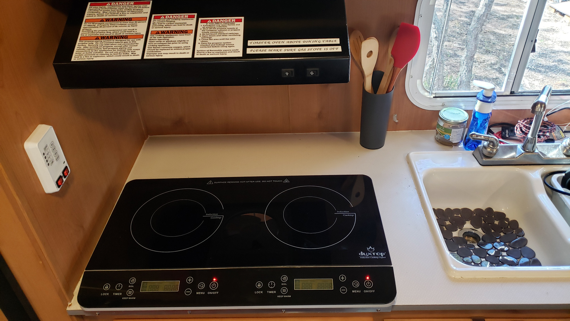 Duxtop LCD Portable Double Induction Cooktop 1800W Digital Electric Countertop Burner Sensor Touch Stove, 9620LS/BT-350DZ | Induction Cooktop 2 Burner Digital Electric Sensor Touch Stove BT-350DZ customer photo 2
