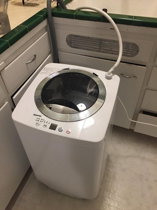 Giantex Portable Washing Machine, Full Automatic Washer and Dryer Combo, with Built-in Pump Drain 8 LBS Capacity Compact Laundry Washer Spin Dryer for Apartment RV Dorm customer photo 2