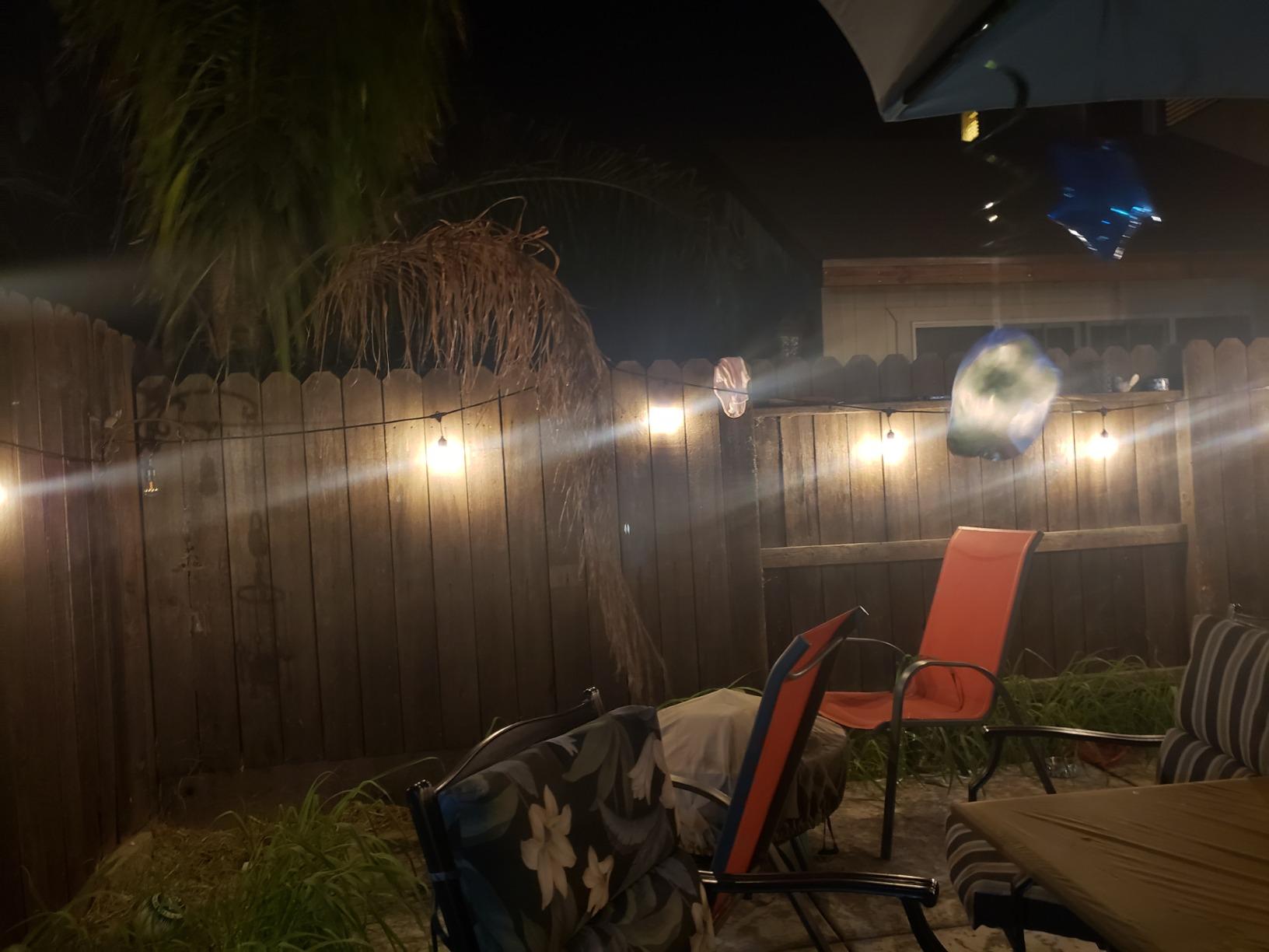 Banord Outdoor String Lights Commercial Grade 96ft Waterproof with 30 S14 Shatterproof Dimmable LED Bulbs, Heavy Duty Hanging Lights for Patio Garden Backyard Decoration, 2W 2x48ft Strands customer photo 1