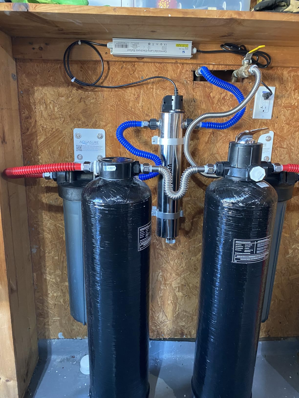 HQUA-TWS-12 Ultraviolet Water Purifier Filter for Whole House Water Purification, 12GPM 120V, 1 Extra UV Lamp + 1 Extra Quartz Sleeve customer photo 1