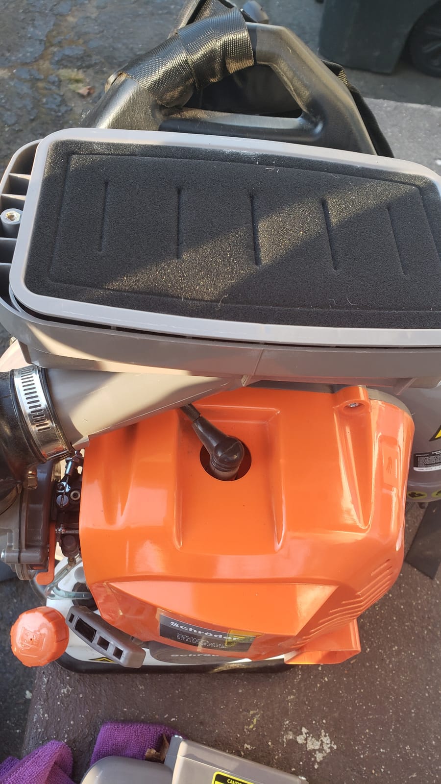 Schröder Backpack Leaf Blower - Backpack Blower - Gas Leaf Blower - SR-6400L - 3.7 HP Engine customer photo 2