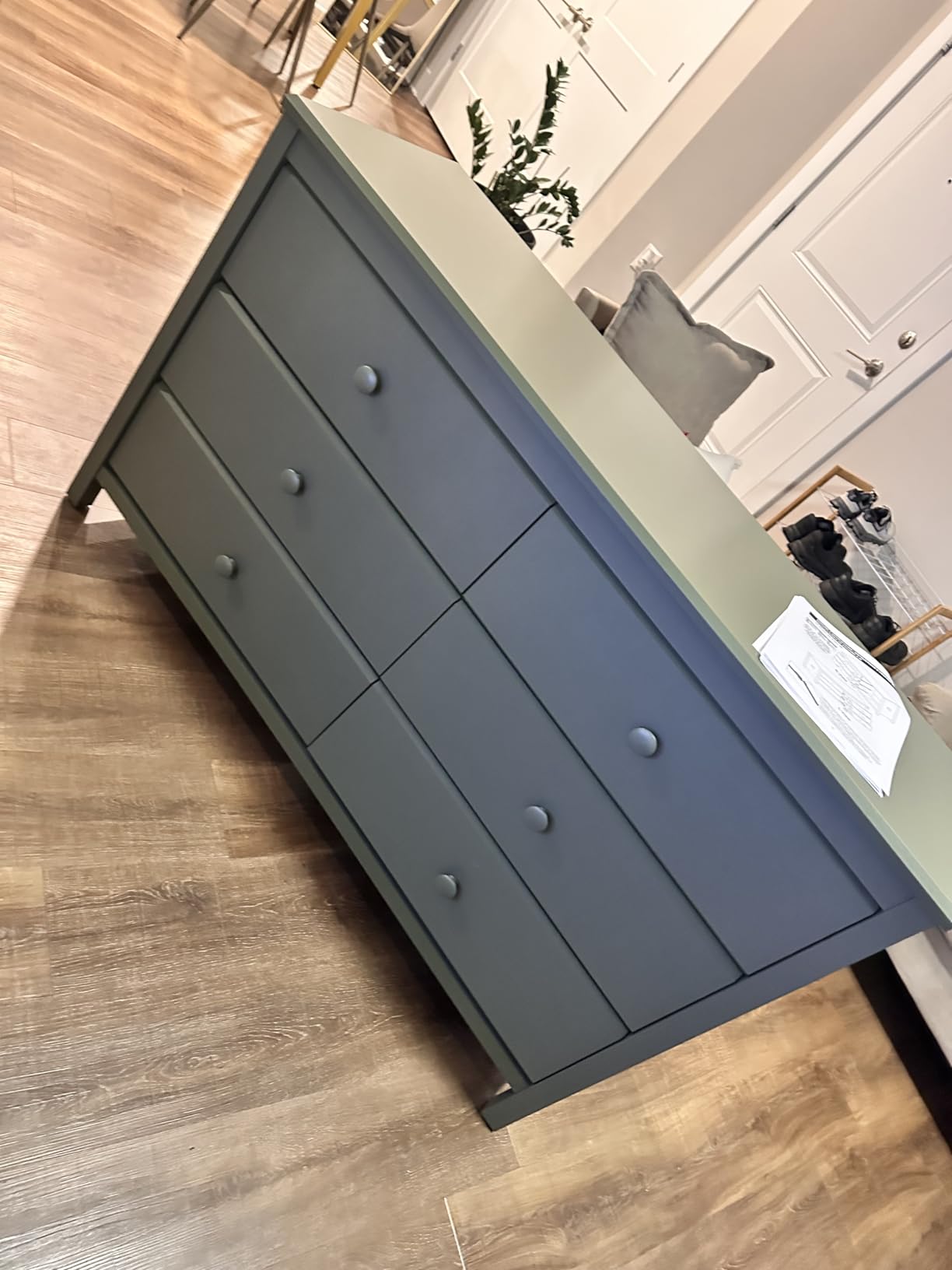 Storkcraft Alpine 6-Drawer Dresser, White, GREENGUARD Gold Certified, Kids & Nursery Storage, Safety Interlocking Drawers customer photo 2