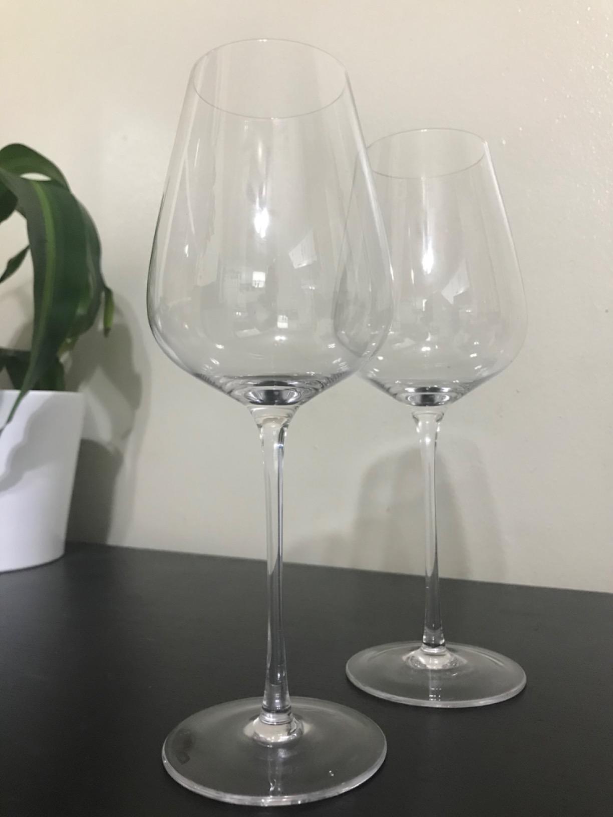 JBHO Hand Blown Italian Style Crystal Bordeaux Wine Glasses - Great Gift Packaging - Red Wine Glasses Lead-Free Premium Crystal Clear Glass - Set of 4-18 Ounce customer photo 2
