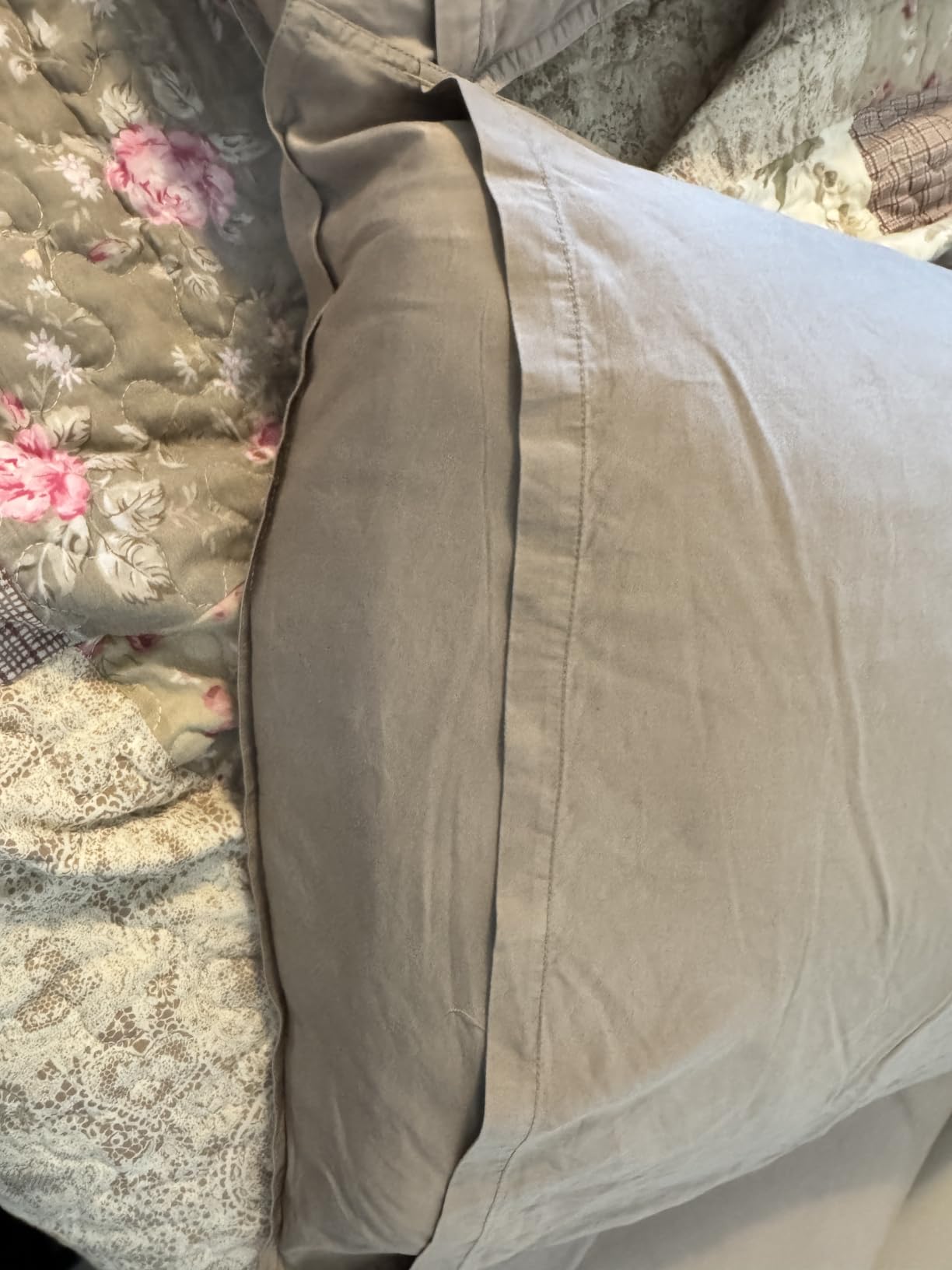 Pure Bamboo Queen Sheets, Genuine 100% Organic Viscose Derived from Bamboo Bed Sheet Set, Luxuriously Soft & Cooling, Double Stitching, White customer photo 2