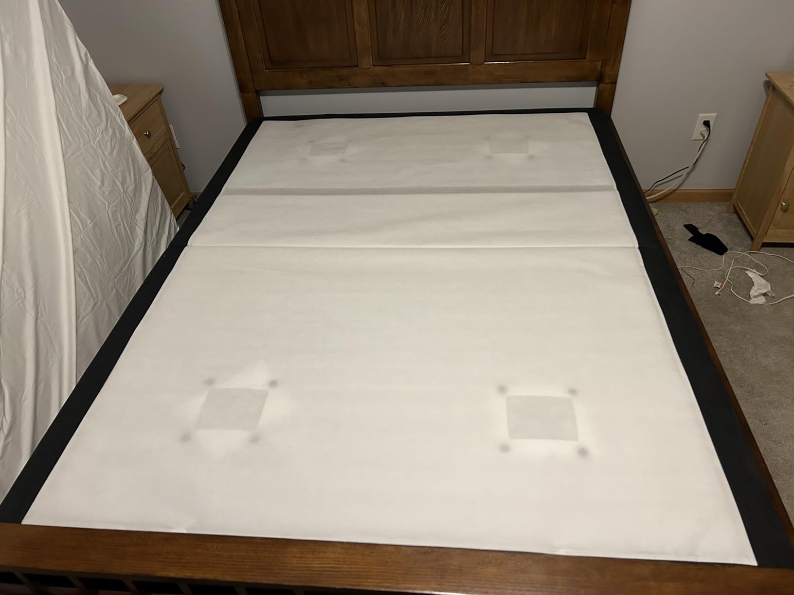 Blissful Nights z4 Adjustable Bed Frame for Storage Beds with Massage Anti-Snore, Zero G, USB Charging Station, Wireless Remote Head and Foot Incline and No Tools Required Assembly (Queen) customer photo 2