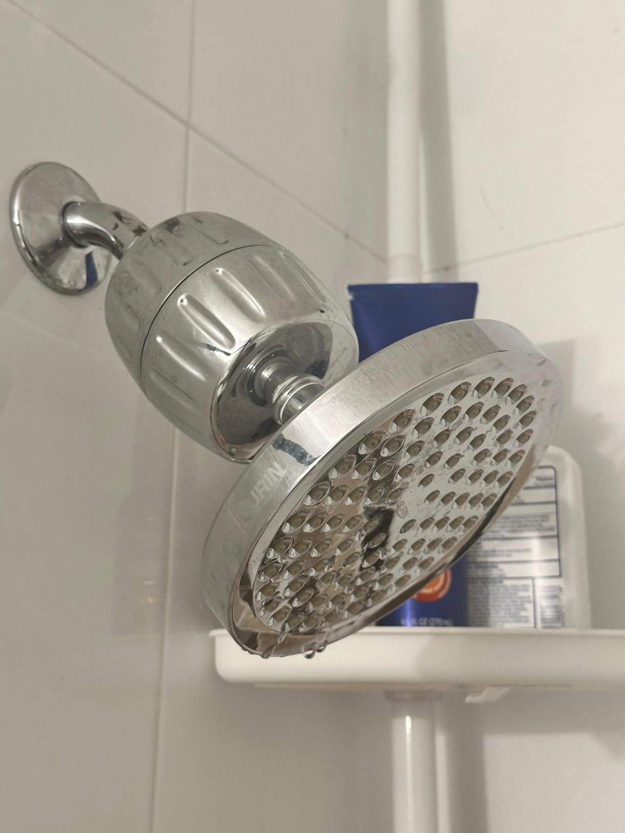 Aquabliss SF500 Daily Essential+ Shower Filter - Chrome | Heavy-duty filtration reduces chlorine, sediment & heavy metals. Built for tougher water. Maintains water pressure. customer photo 2