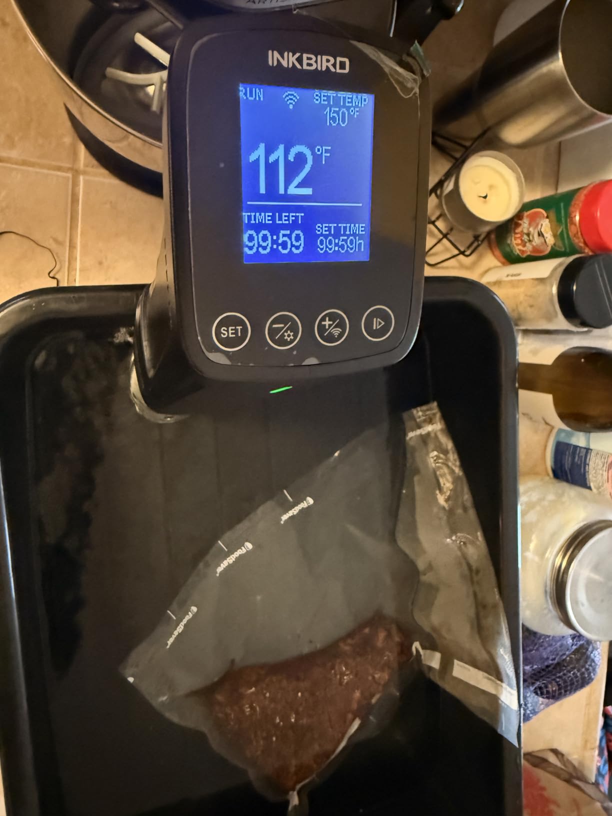 INKBIRD WIFI Sous Vide Cooker ISV-100W, 1000 Watts with Free App customer photo 2