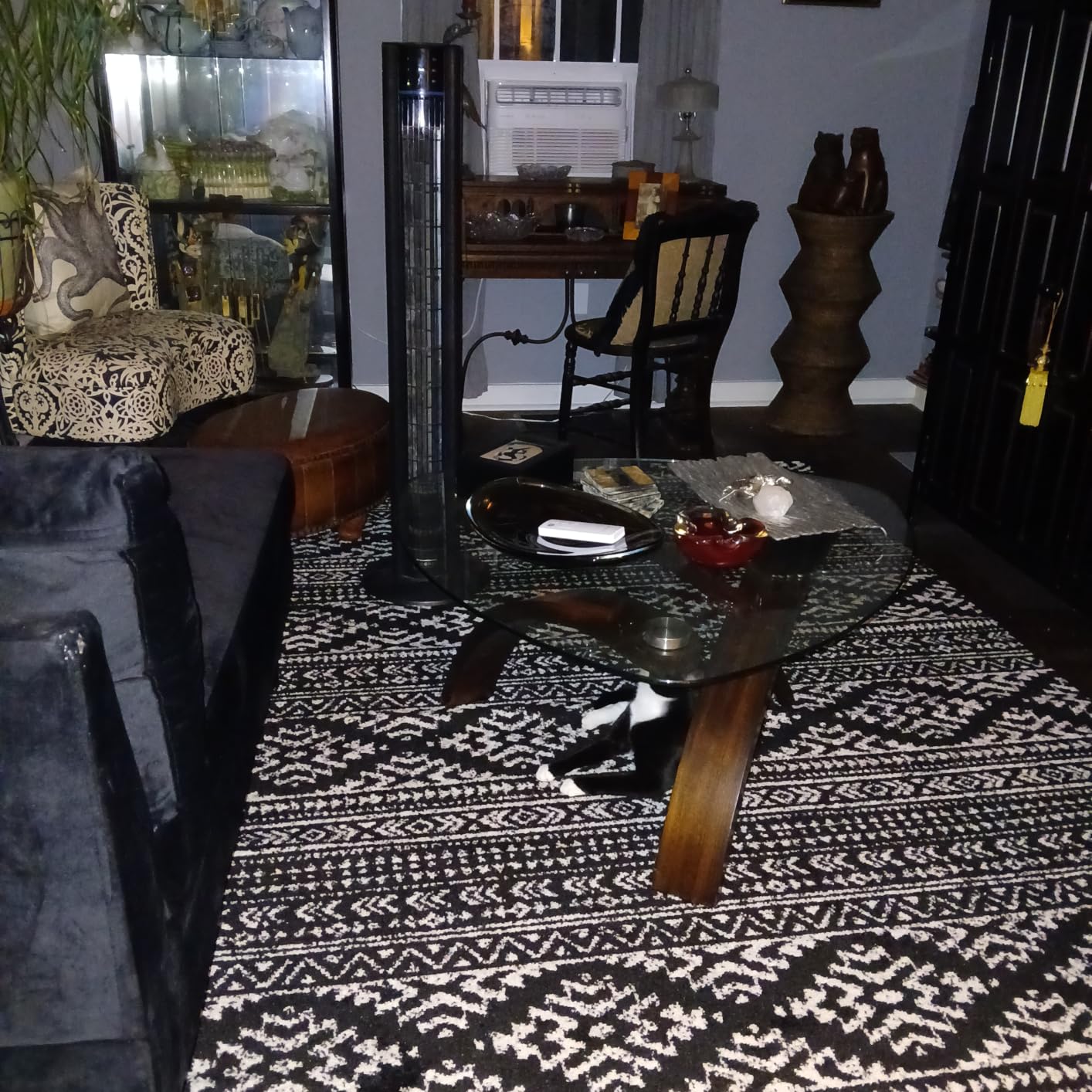 SAFAVIEH Area Rug 8x10 - Tulum Collection - Large - Ivory & Grey, Moroccan Boho Tribal Design, Non-Shedding & Easy to Clean, Ideal for Living Room, Bedroom, Dining Space (TUL272A) customer photo 2