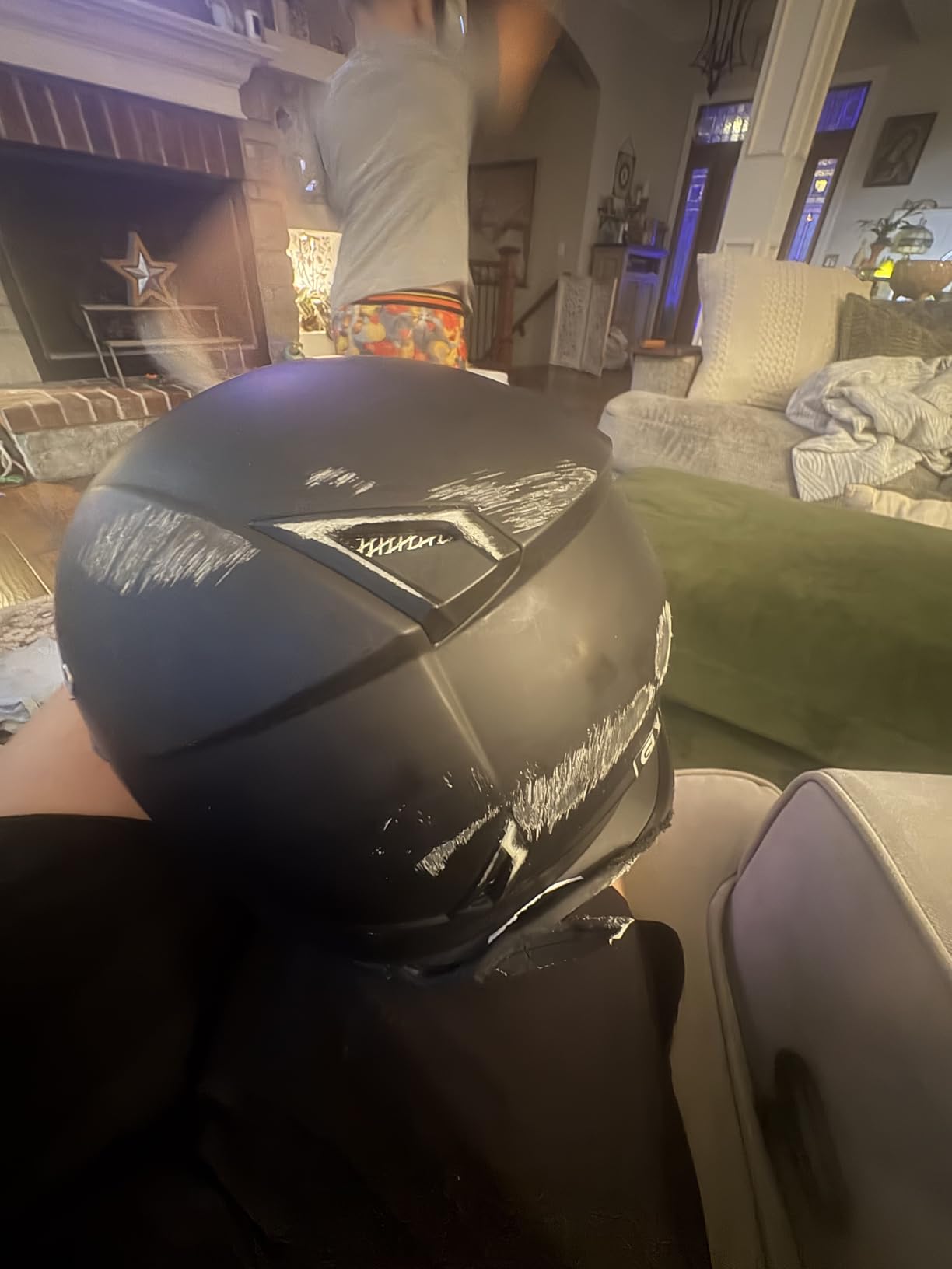 GLX GX23 Full-Face Dirt Bike Motocross Motorcycle Helmet, DOT customer photo 2