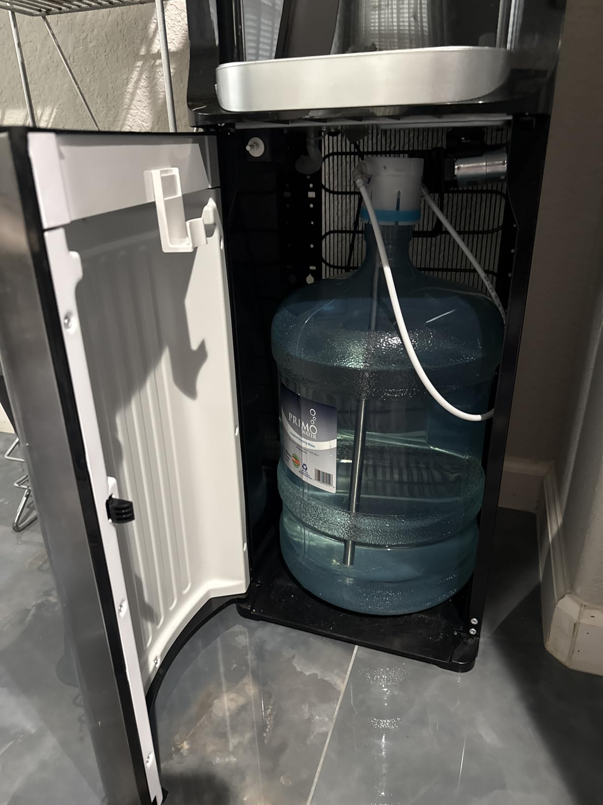 Brio Bottom Loading Water Cooler Dispenser for 5 Gallon Bottles - 3 Temperatures with Hot, Room & Cold Spouts, Child Safety Lock, LED Display with Empty Bottle Alert, Stainless Steel customer photo 1