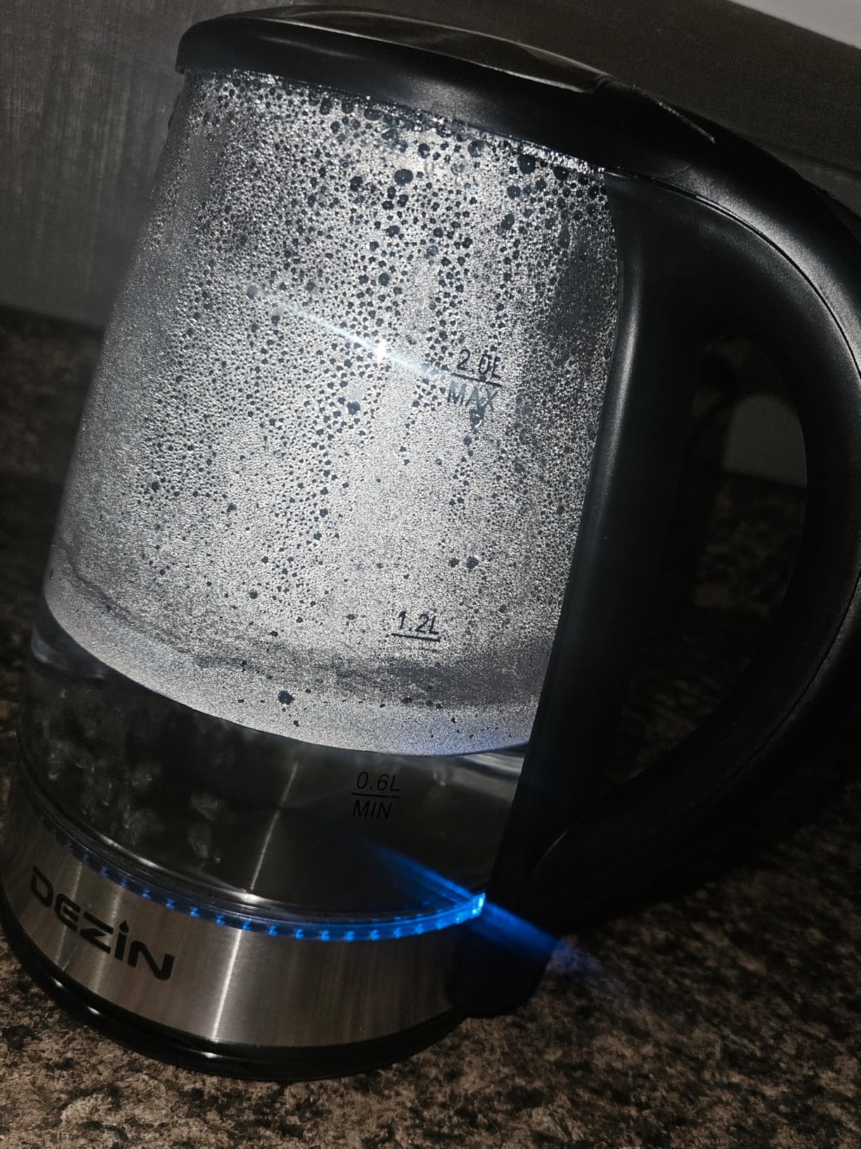 DEZIN 2L Electric Kettle, Fast Boil 1000W Stainless Steel Water Boiler, BPA-Free, Auto Shut-Off & Boil-Dry Protection customer photo 2