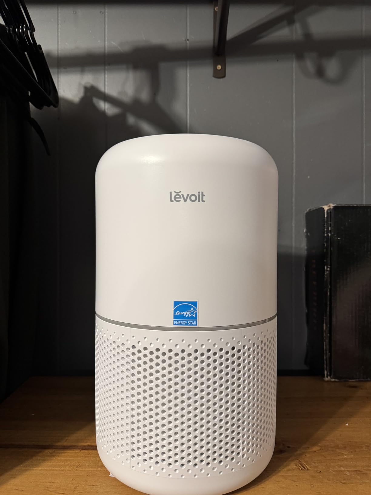 LEVOIT Air Purifier for Home Allergies and Pets Hair Smokers in Bedroom, H13 True HEPA Filter, 24db Filtration System Cleaner Odor Eliminators, Remove 99.97% Dust Smoke Mold Pollen, Core 300, White customer photo 2