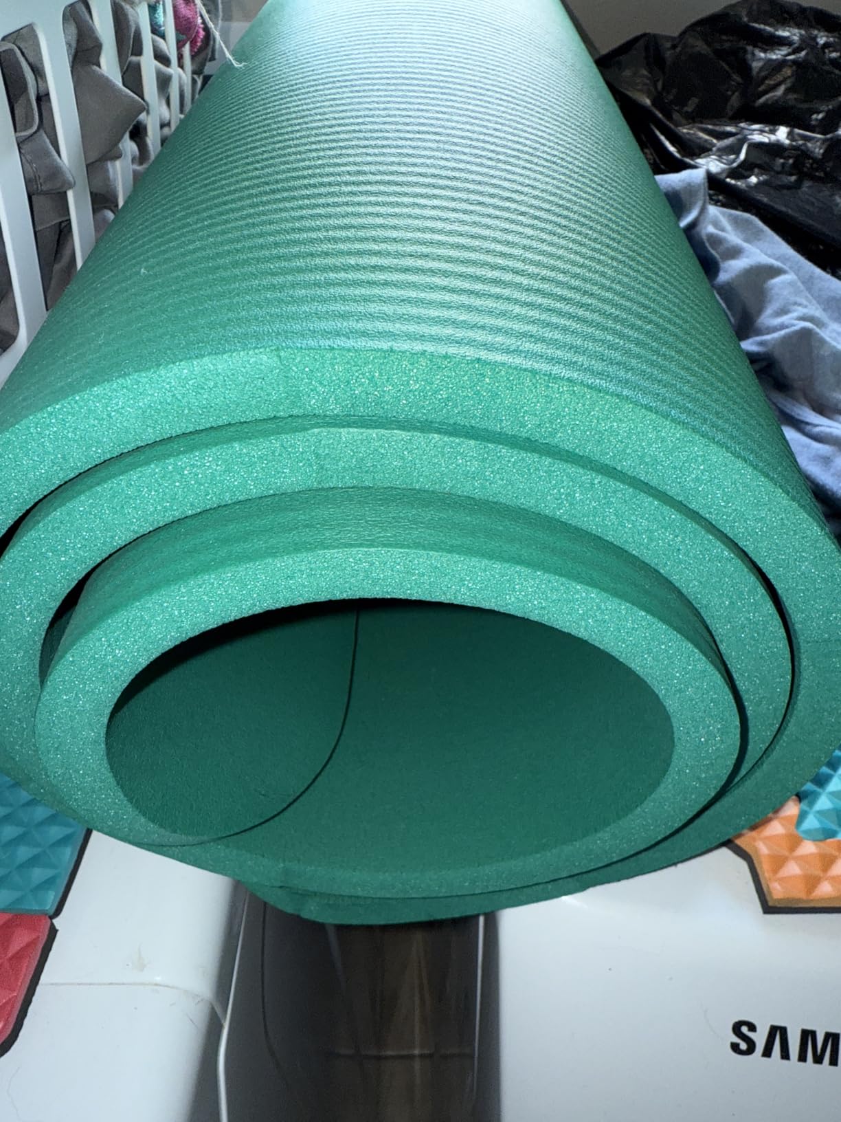 ProsourceFit Extra Thick Yoga and Pilates Mat 1/2