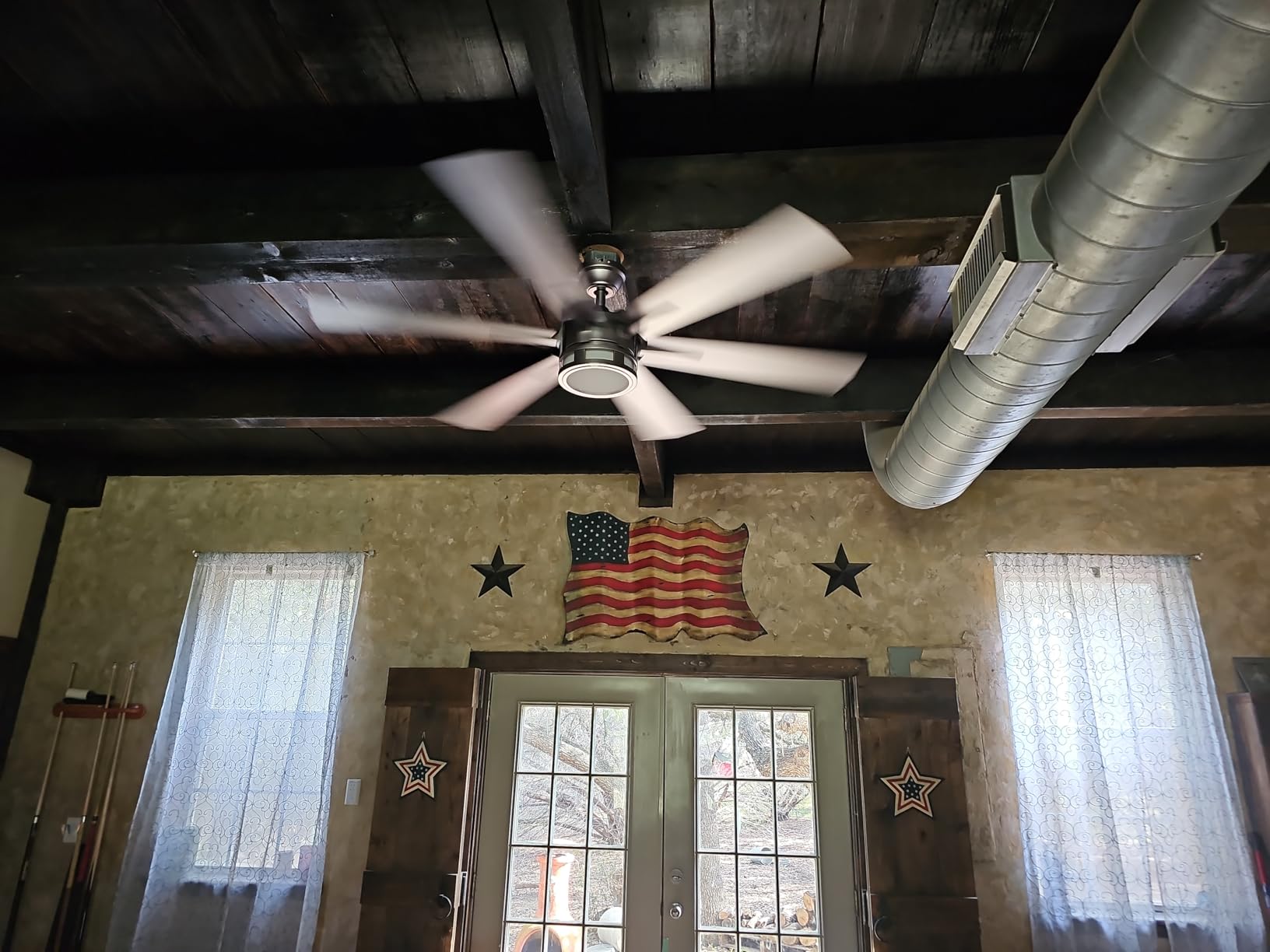 Honeywell Ceiling Fans with Lights, Kaliza LED Indoor Fan w/ 6 Blades, 56 Inch, Gun Metal - Smart Remote-Controlled Fan with Quiet Motor for Home and Bedroom customer photo 2