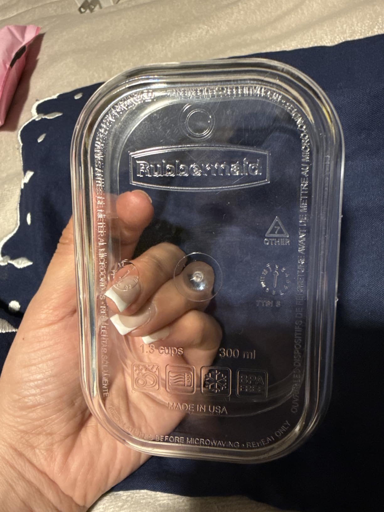 Rubbermaid Brilliance BPA-Free Food Storage Containers with Lids, Airtight Clear Set of 2 (9.6 Cup), Ideal for Lunch, Meal Prep, and Leftovers customer photo 2