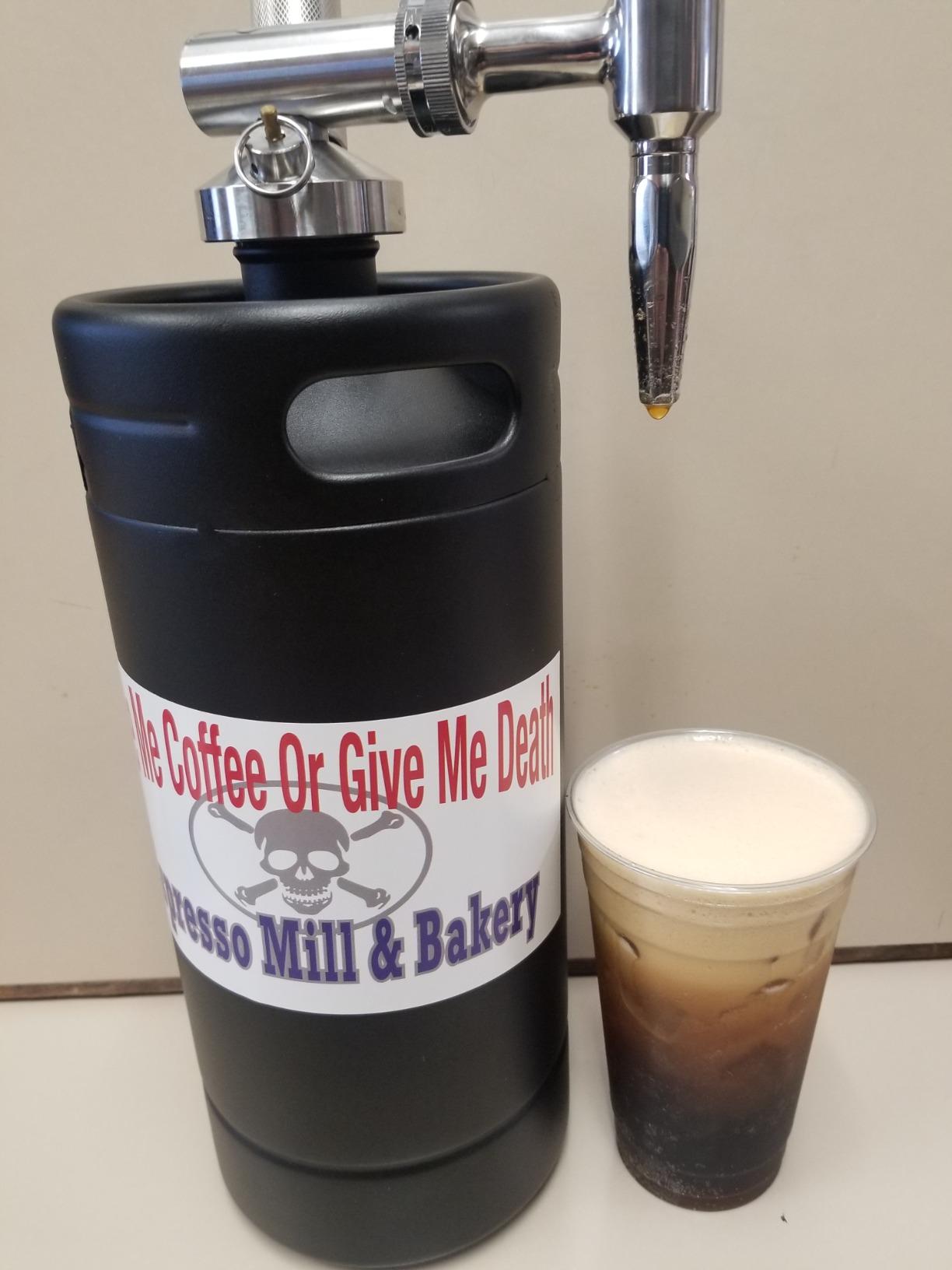 The Original Royal Brew Nitro Cold Brew Coffee Maker - Gift for Coffee Lovers - 128 oz Extra Large Home Keg, Nitrogen Gas System Coffee Dispenser Kit customer photo 1