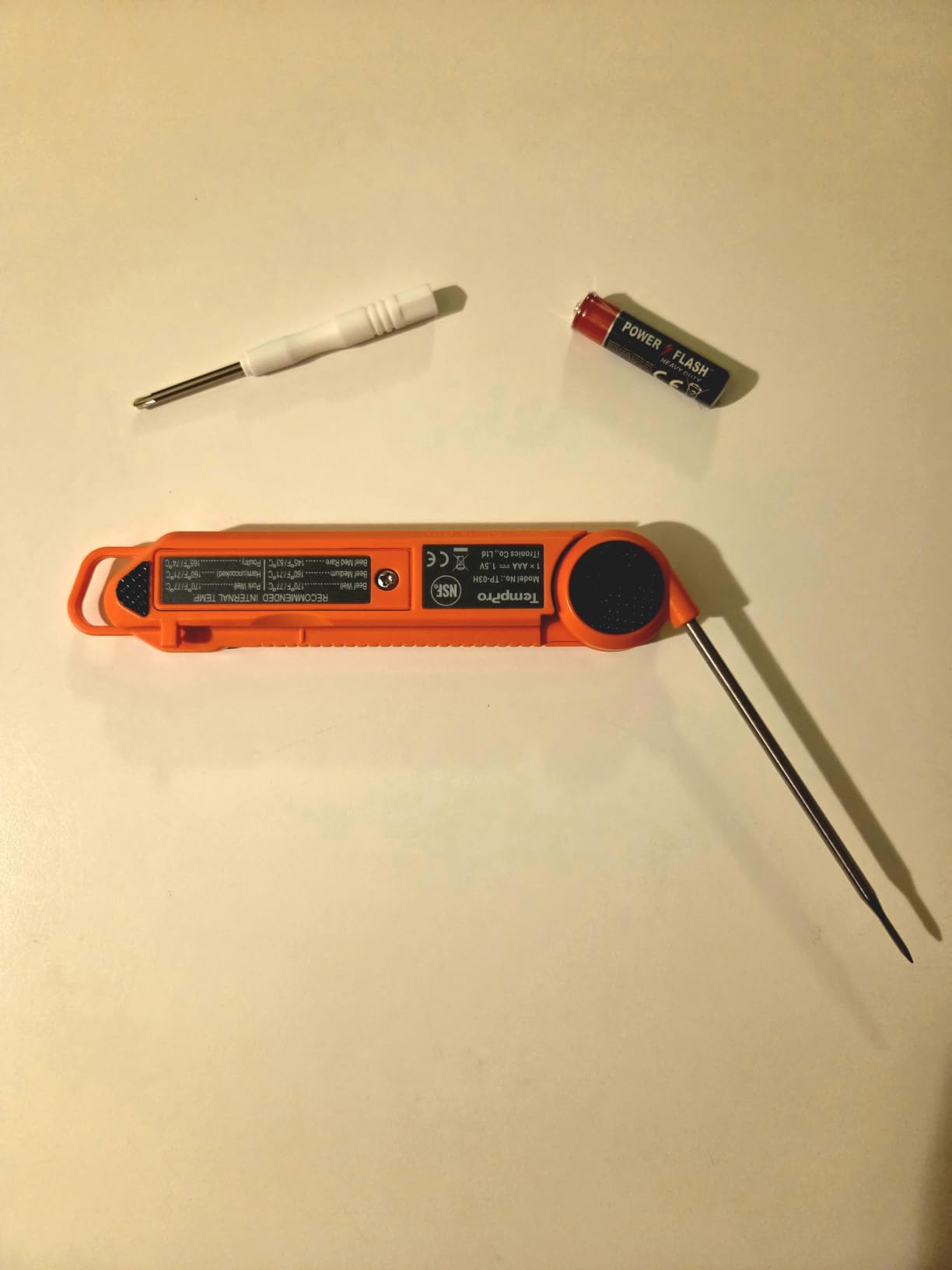 TempPro TempSwift 1 Sec Meat Thermometer Digital for Kitchen Cooking Food | 3.9 inches Long Probe, Calibration, Backlight, Bread Baking Sourdough Liquids Candy Making Accessories customer photo 1