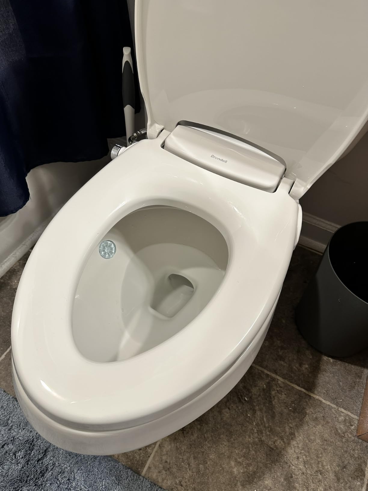 Brondell Bidet Toilet Seat Non-Electric Swash Ecoseat, Fits Elongated Toilets, White - Dual Nozzle System, Ambient Water Temperature - Bidet with Easy Installation customer photo 2