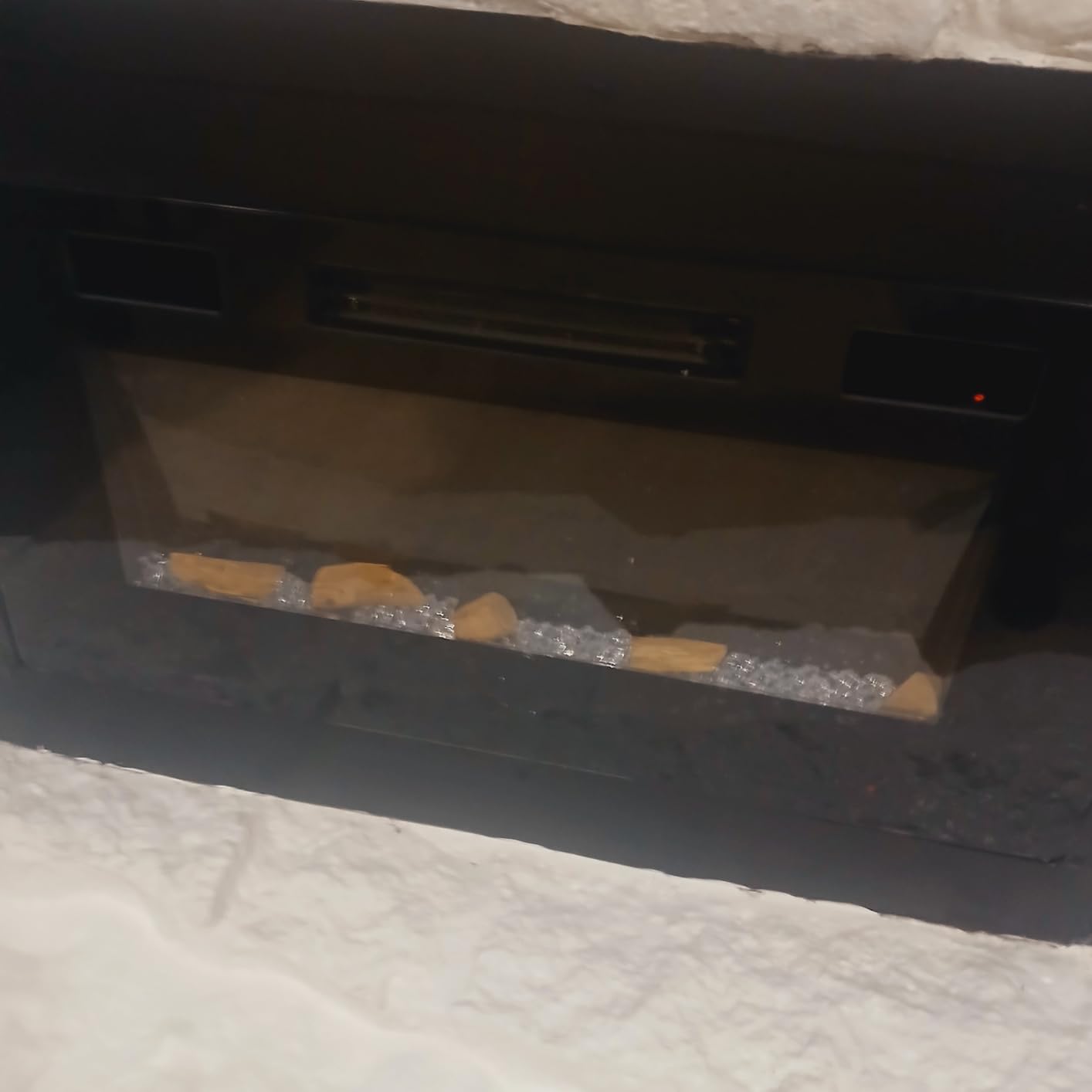 Antarctic Star 36 Inch Electric Fireplace in-Wall Recessed and Wall Mounted, Fireplace Heater and Linear Fireplace with Multicolor Flame, Timer, 750/1500W Control by Touch Panel & Remote customer photo 2