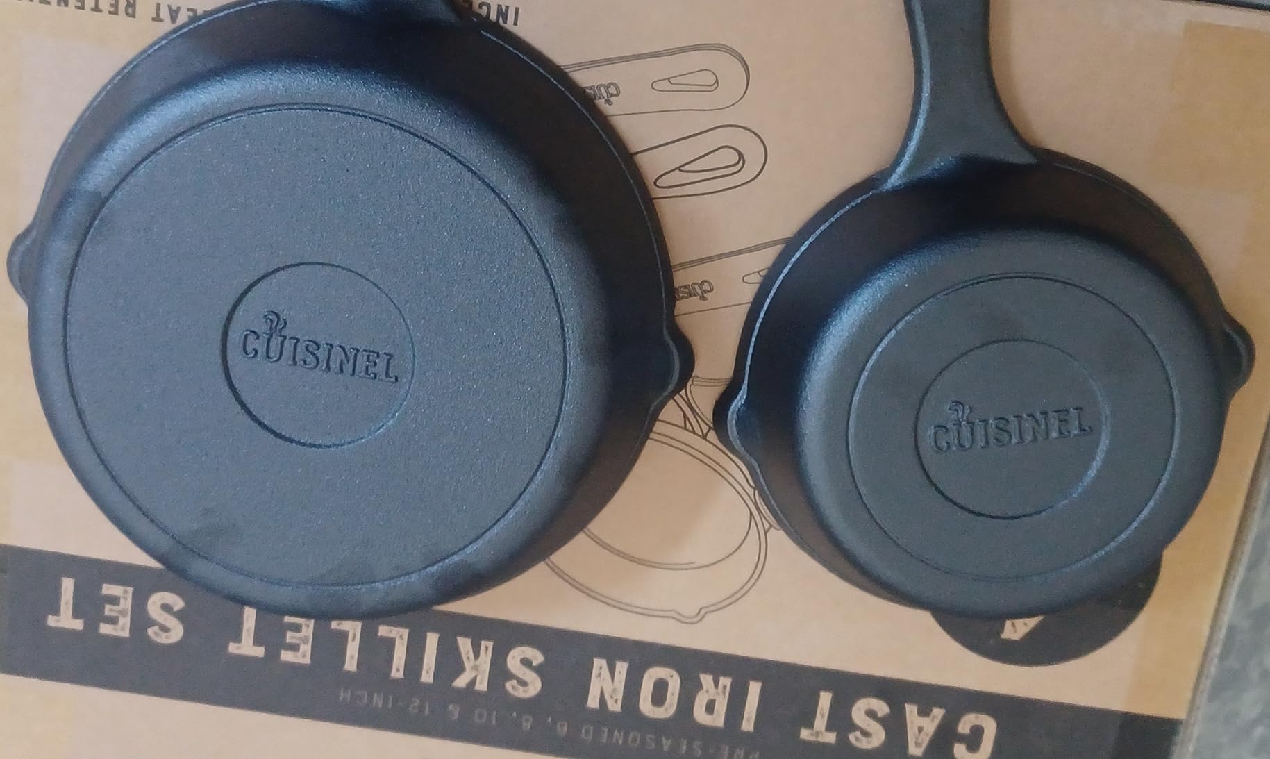 Cuisinel Cast Iron Cookware 18-Piece Set - Pre-Seasoned 6