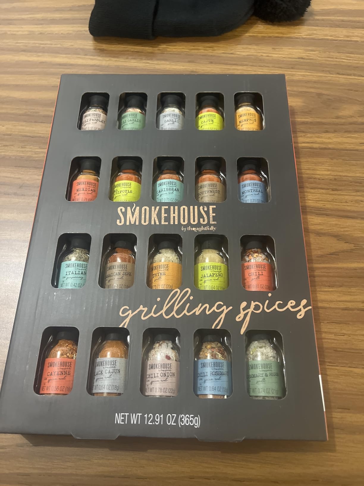 Grilling Spice Set Gift, 20 Mini BBQ Rubs & Seasonings Variety Pack, Grill Seasoning Sampler for BBQ, Smoker, Steak, Chicken Burgers, Smokehouse by Thoughtfully - Gift Set for Men, Dad, Father's Day customer photo 2
