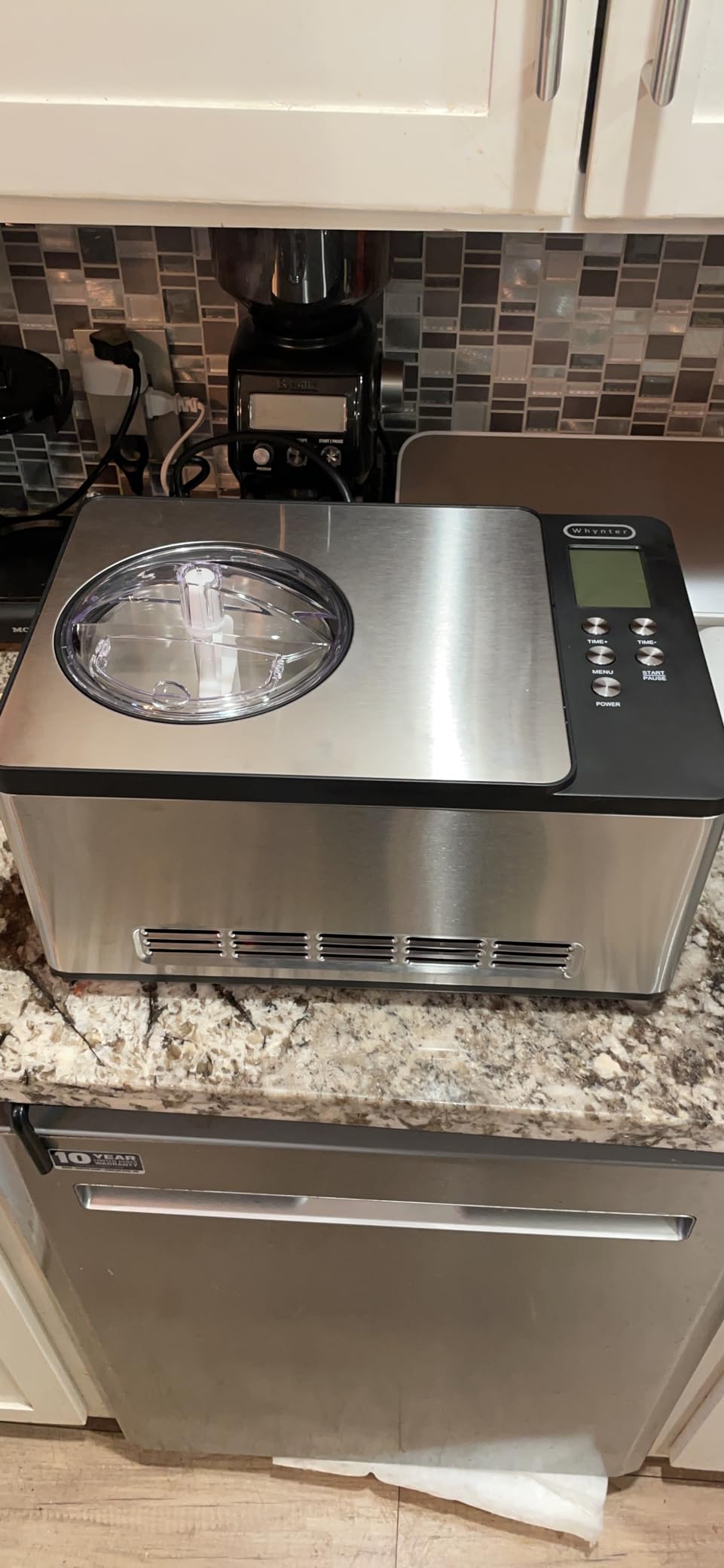 Whynter Rolled Ice Cream Maker with Compressor, 0.5 Qt, ICR-300SS customer photo 1