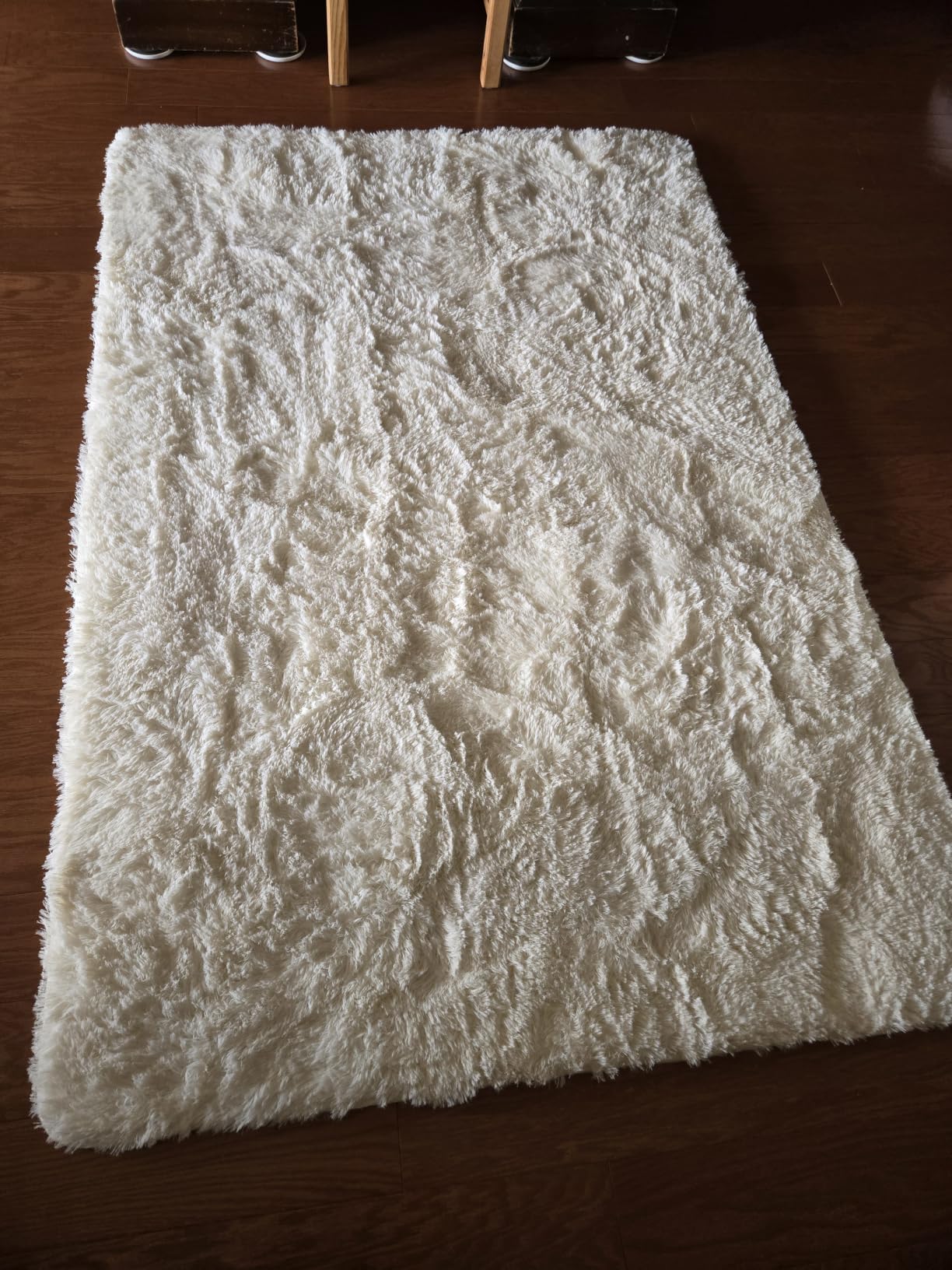 Ophanie Area Rugs for Living Room Bedroom, Washable Non-Slip Fluffy Soft Grey Shag Carpet, Indoor Floor Gray 4x6 Fuzzy Shaggy Living Room Plush Rug for Kids Home Dorm Decor Aesthetic customer photo 2