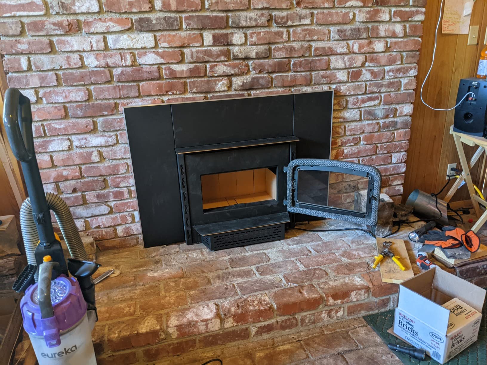 Ashley Hearth AW1820E 1,200 Sq. Ft. Wood Stove Insert, Black customer photo 2