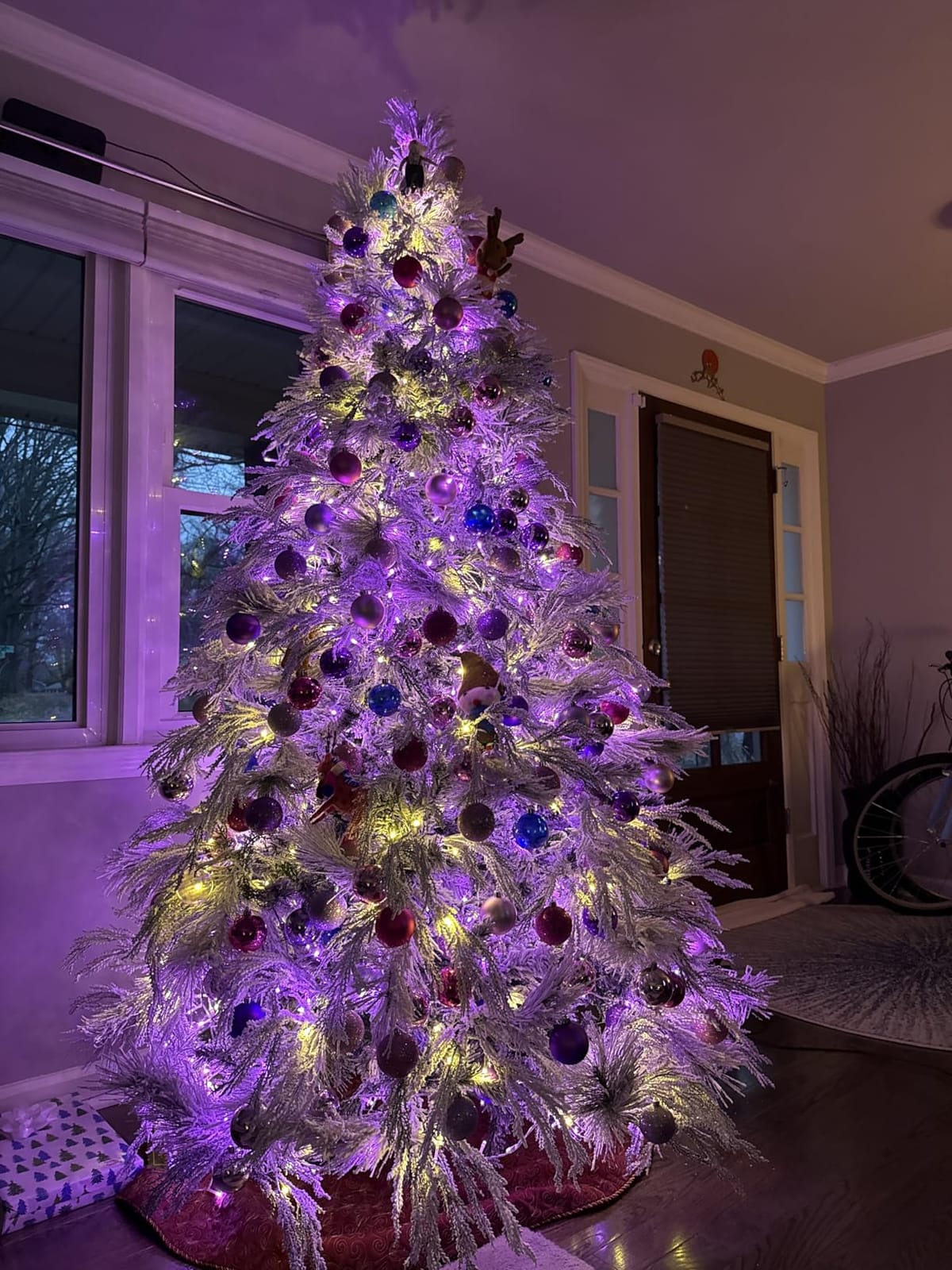JMEXSUSS Connectable 250 LED Warm White Christmas Lights Indoor Outdoor | 91.5ft Classroom String Lights, 8 Modes Twinkle String Light Plug in for Christmas Tree Party Decoration customer photo 2