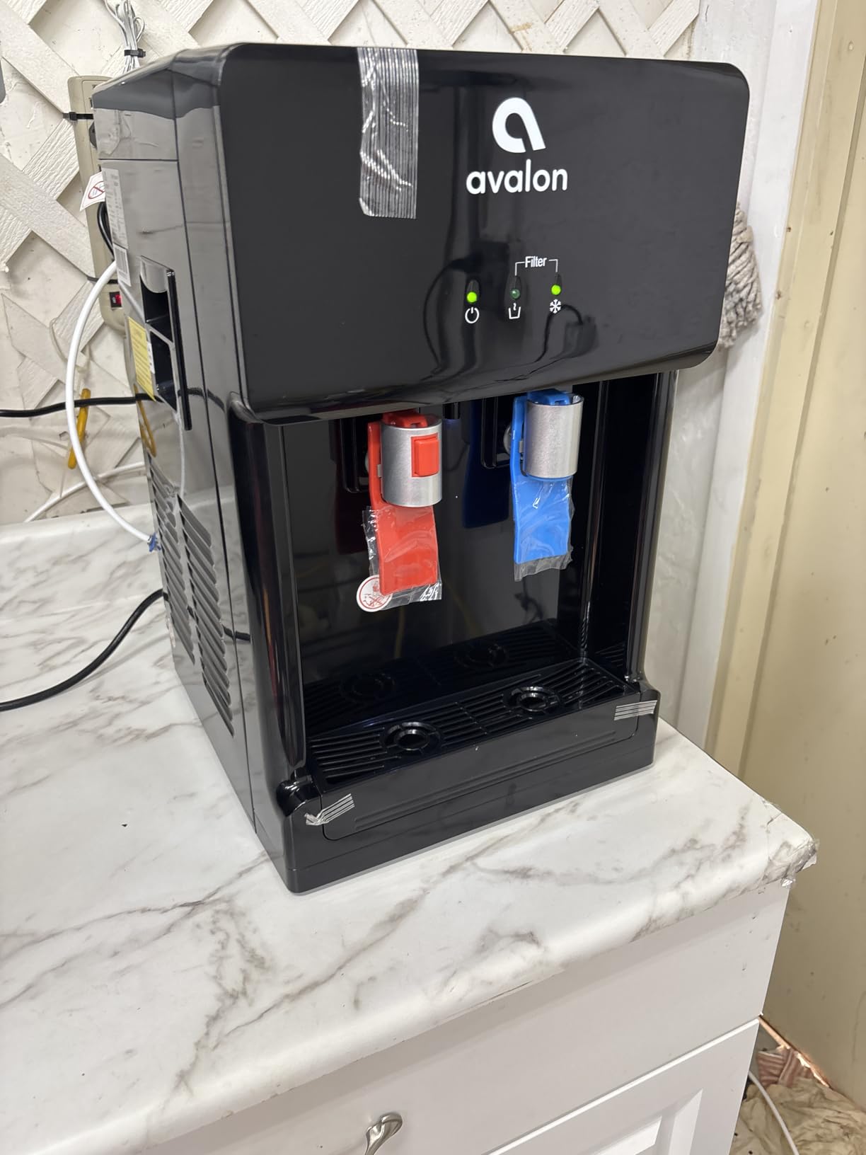 Avalon B8WHT Countertop Bottleless Water Cooler Dispenser - 2 Stage Water Filters and Installation Kit Included, NSF Certified, UL Listed, White customer photo 2