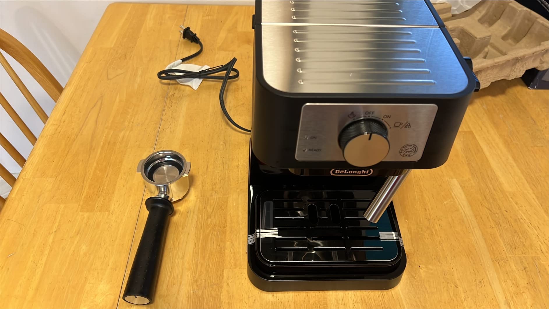 De'Longhi Stilosa Compact Manual Espresso Machine, Manual Milk Frother, 15 Bar Pump Pressure, Stainless Steel Boiler, Frother, Compact Design customer photo 2