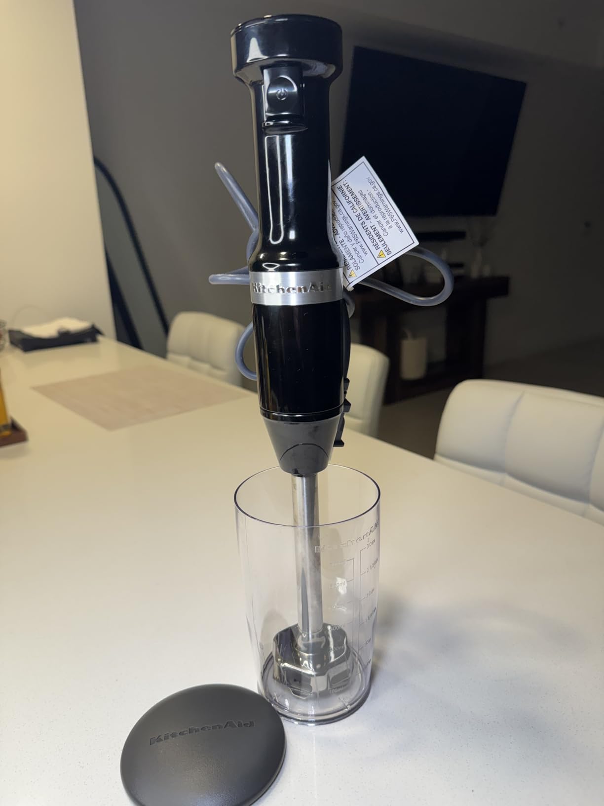 KitchenAid Variable Speed Corded Hand Blender, KHBV53, Blue Velvet | Removable 8