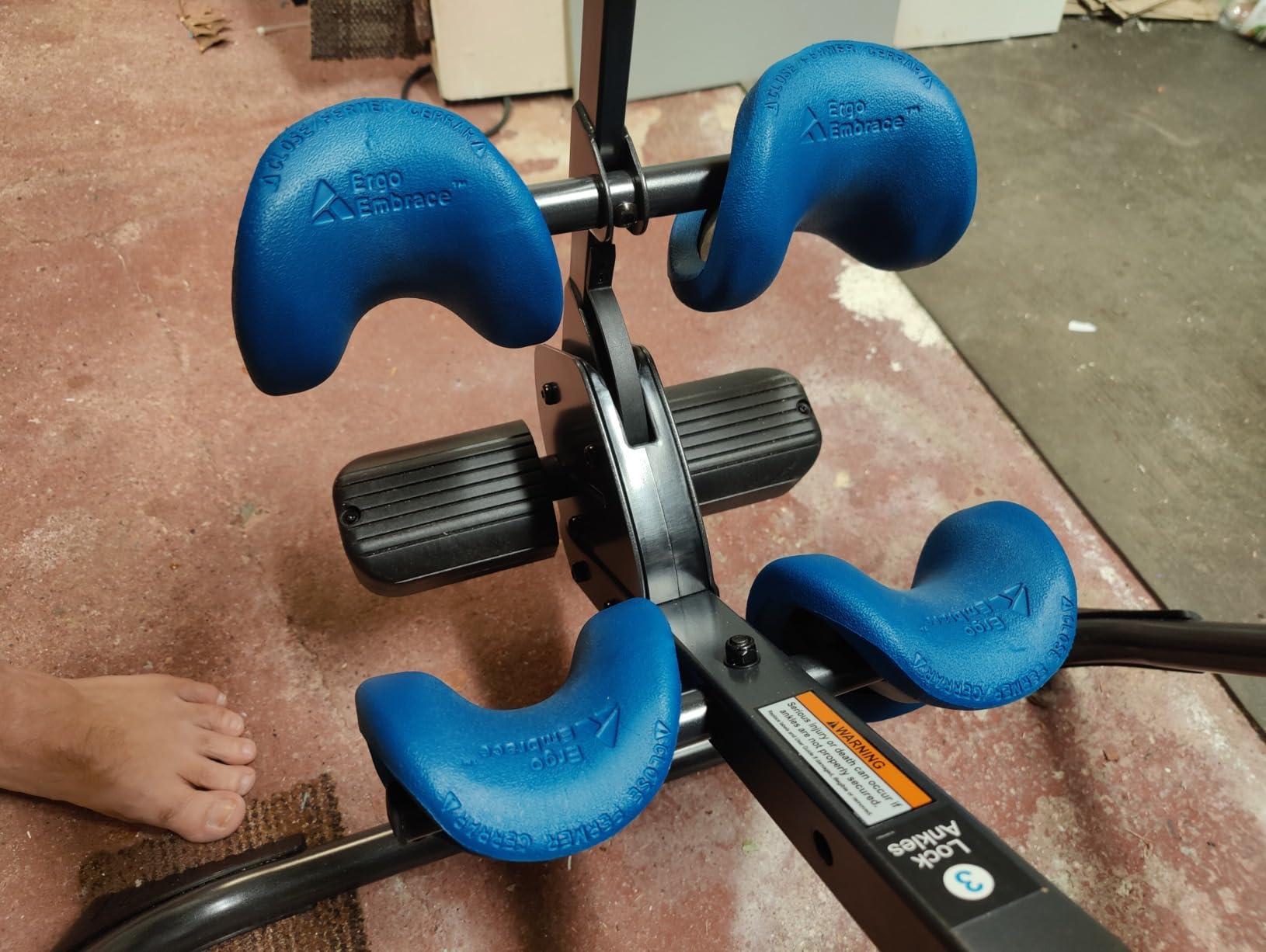 Teeter FitSpine X3 Inversion Table w/ Accessories for Back Pain Relief, Deluxe Easy-Reach Ankle Lock, FDA Registered, UL Safety Certified, 300 lb Capacity, Designed & Patented in USA customer photo 1