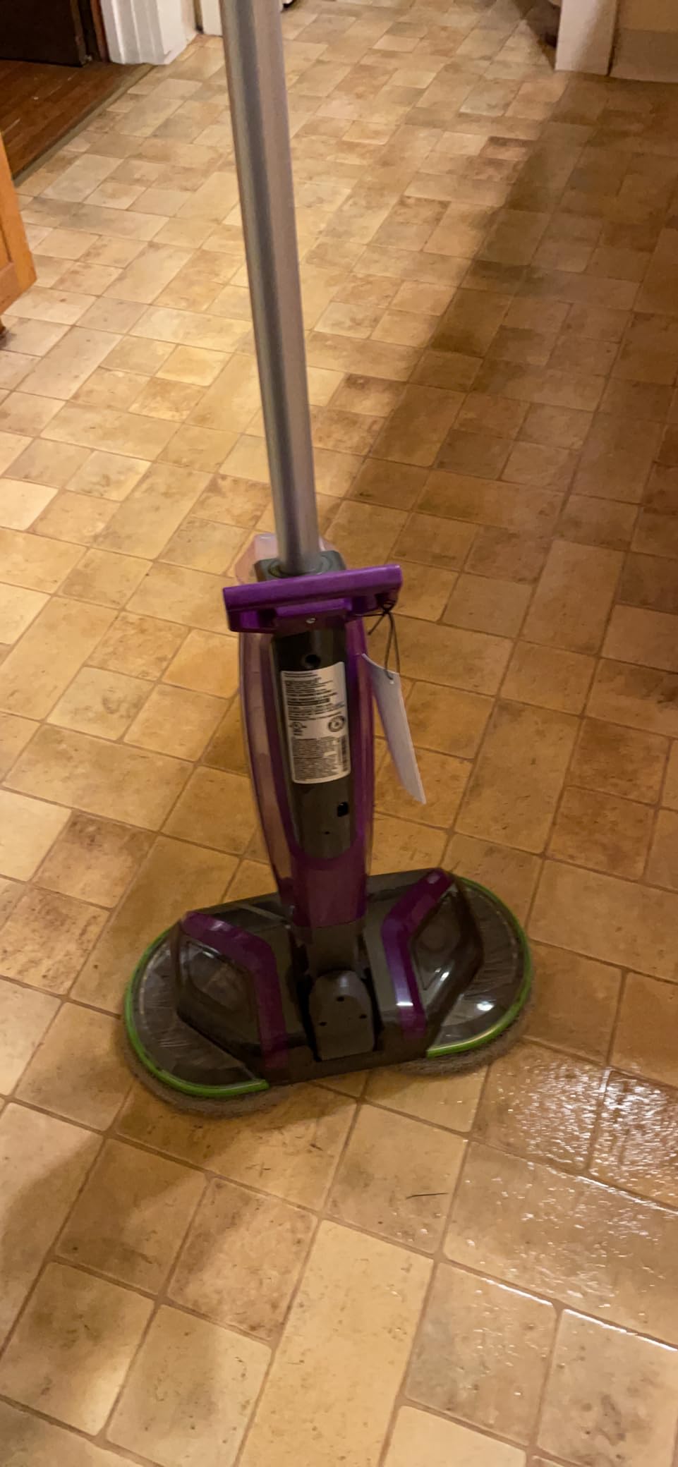 BISSELL Spinwave Cordless Pet Spin Mop, 18V Hard Floor Cleaner, 23157 | Reusable washable pads; pet stain removal; 18V for sealed wood, tile & laminate floors; cordless customer photo 2