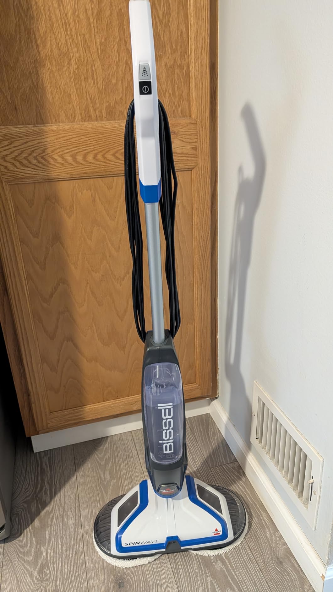 BISSELL SpinWave Hard Floor Expert Corded Spin Mop Cleaner, 20393 | Powerful electric spin mop; washable reusable pads; corded for consistent power on hard floors customer photo 1