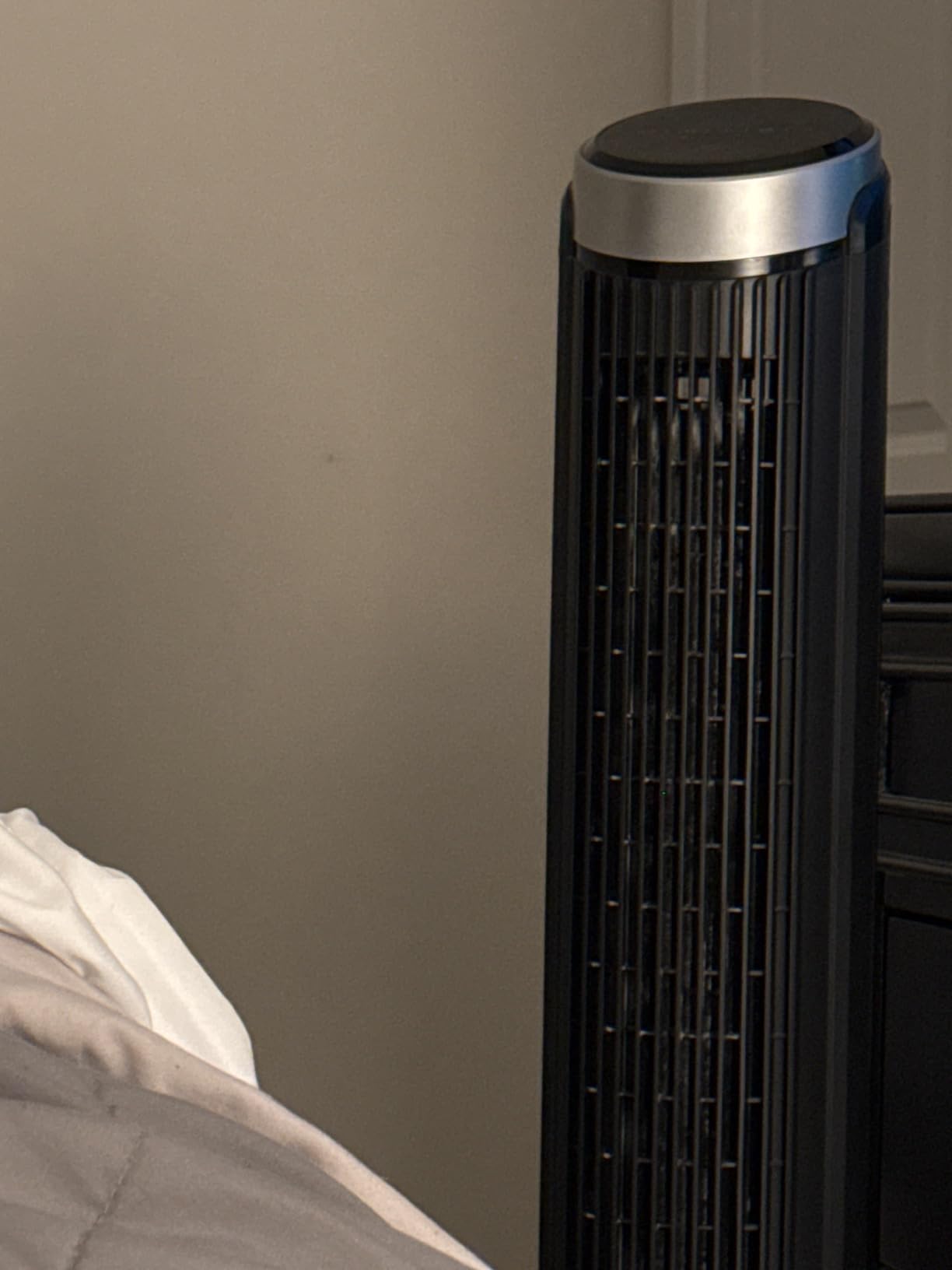 DREO Tower Fan for Bedroom, 90° Oscillating Fans that Blow Cold Air | 26 ft/s Powerful Airflow, 28dB Quiet Fan, 5 Speeds, 4 Cooling Modes, 12H Timer, 40