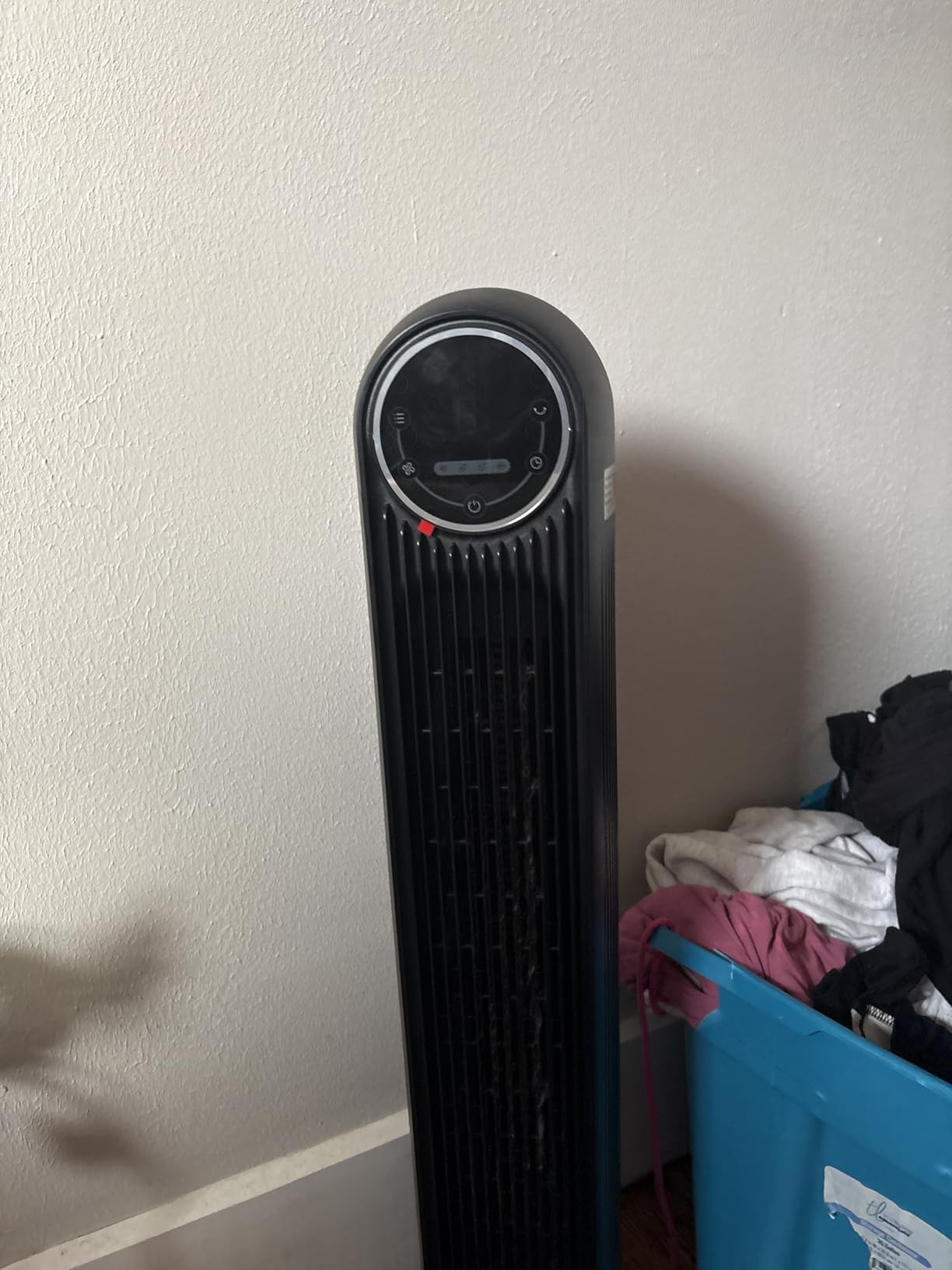 DREO Tower Fan for Bedroom, 28ft/s High Velocity, 9 Speeds, DC Motor | 2026 Upgraded Ultra-Quiet Fan, 4 Modes, 12H Timer, 90° Oscillating Cooling Standing Fan for Indoor Home Office Room, 42 inch customer photo 1
