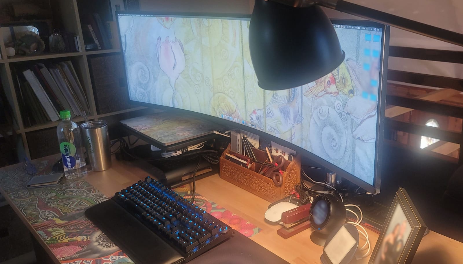 Ergotron HX Premium Heavy Duty Monitor Arm, Single Monitor VESA Desk Mount - for Flat or Slight Curved Ultrawide Monitors Up to 49 inches, 20 to 42 lbs - Standard Pivot, Matte Black customer photo 2