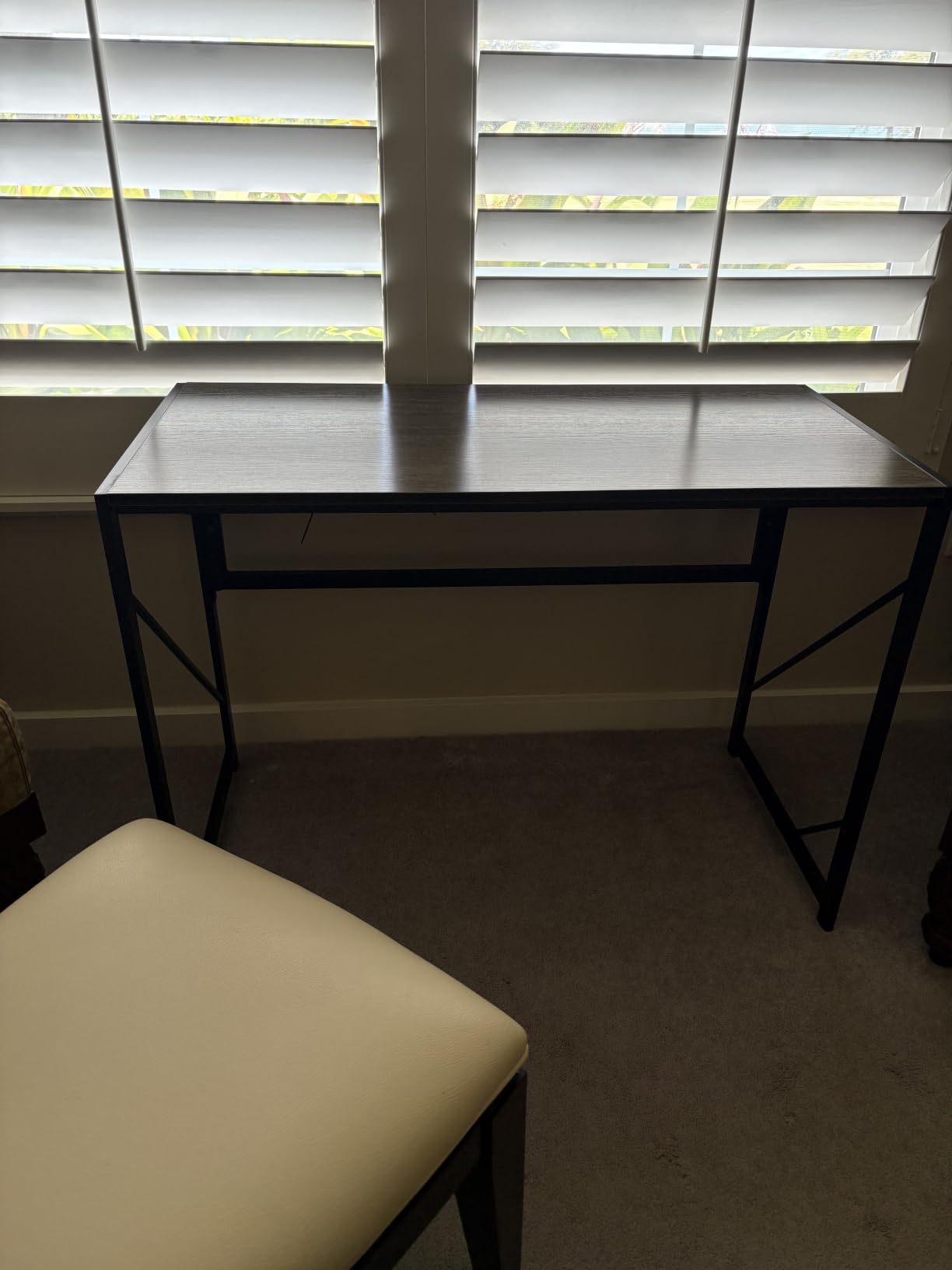 Elephance Folding Desk Writing Computer Desk for Home Office No-Assembly customer photo 1