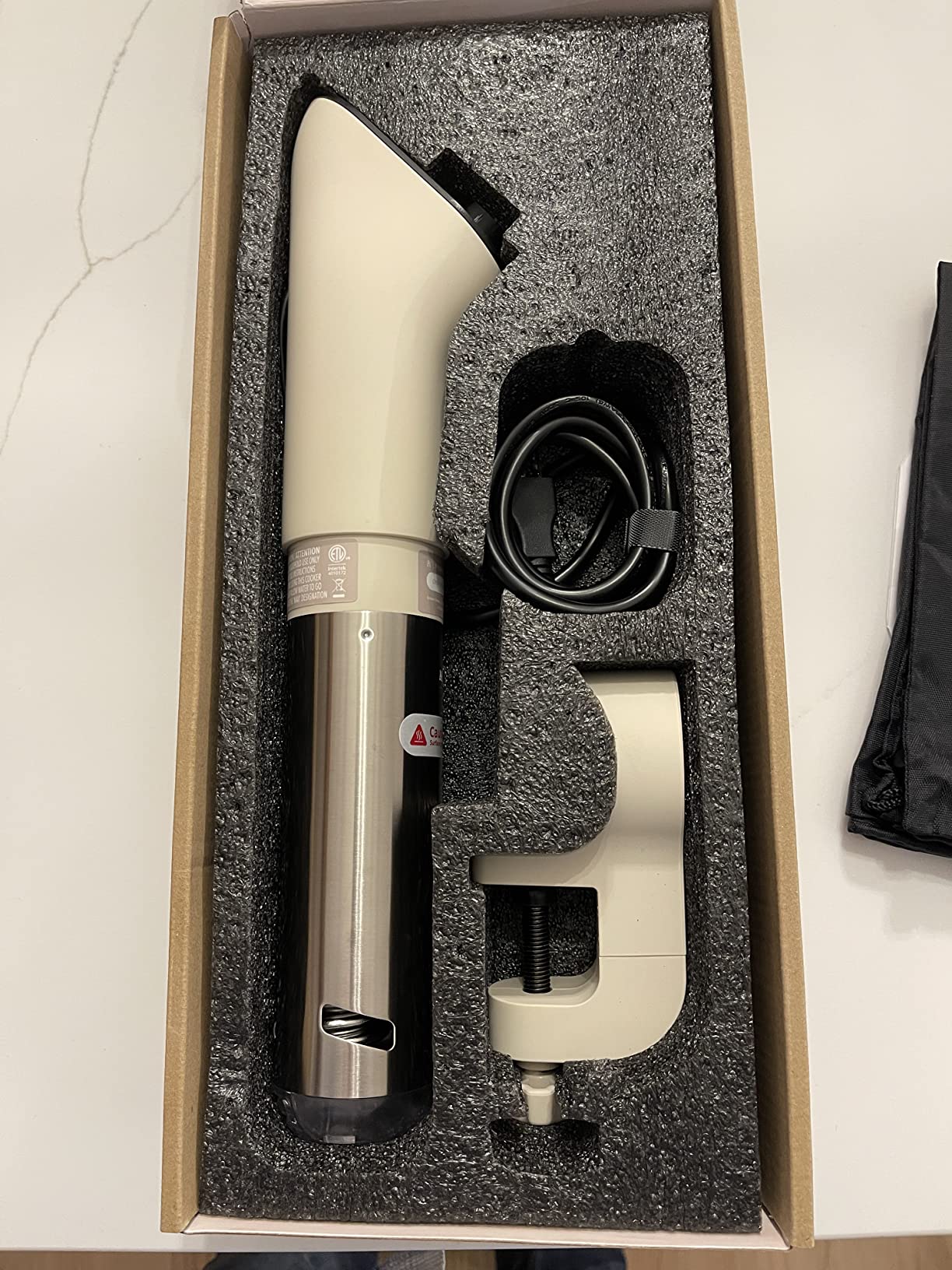 Greater Goods Sous Vide Cooker, 1100W, Quiet Brushless Immersion Circulator (Onyx Black) customer photo 2