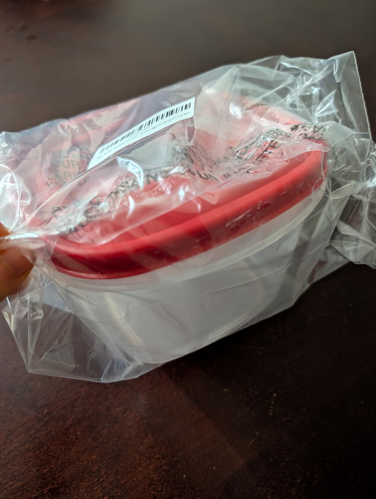 Rubbermaid EasyFindLids Meal Prep Containers 5.1 Cup Red customer photo 2