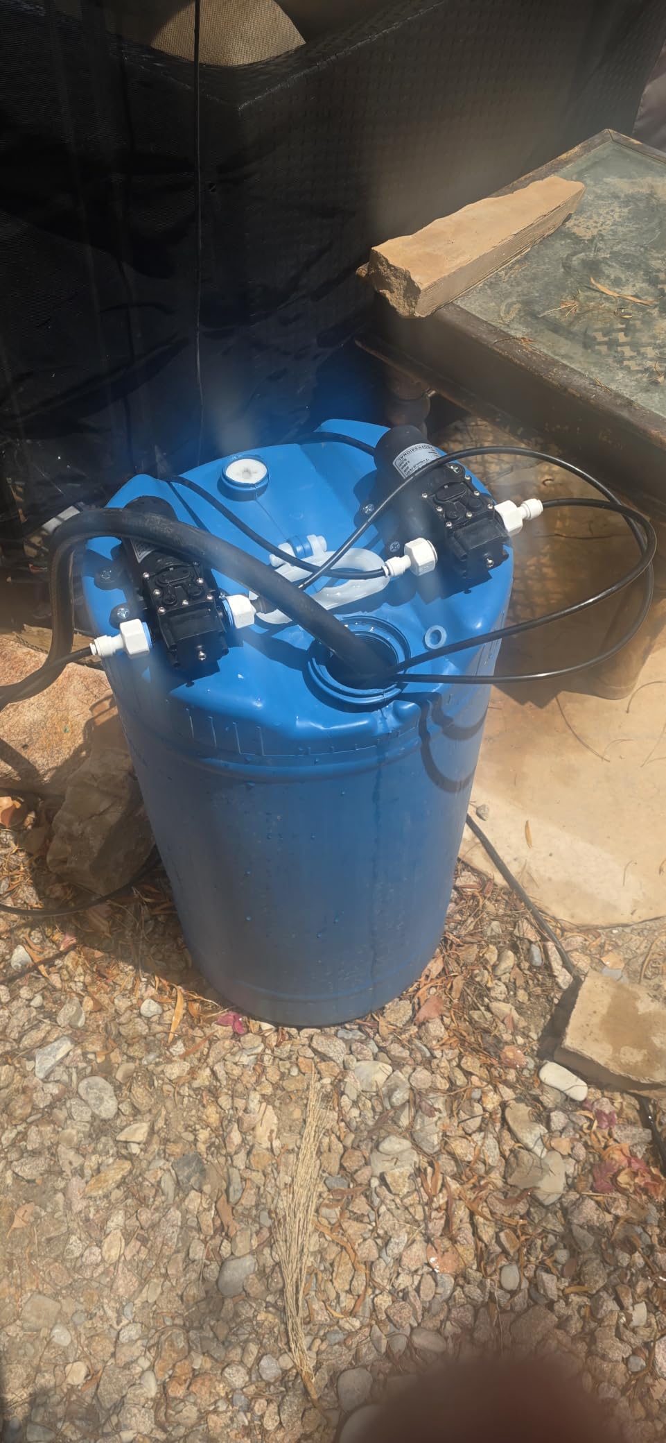 Outdoor Misting Cooling System with Pump Kit, 65.6FT(20M) Misting Line customer photo 1