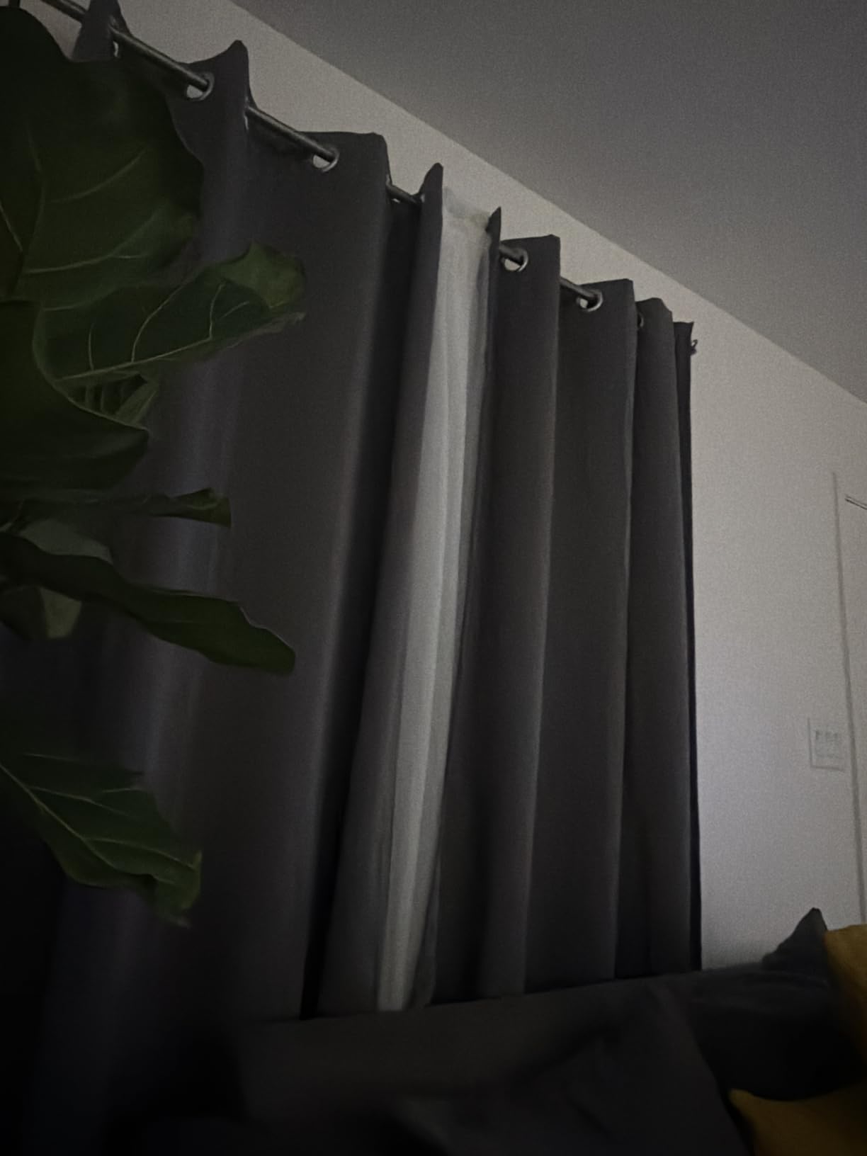 NICETOWN Stone Blue Blackout Curtains 84 Inches Long, W52xL84, 2 Panels | Thermal Insulated Grommet Room Darkening Window Treatments Sound Reducing Drapes for Bedroom/Living Room customer photo 1