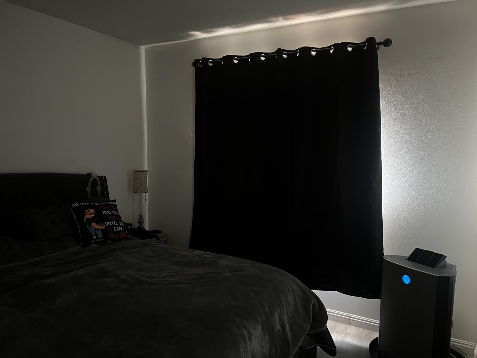 NICETOWN Stone Blue Blackout Curtains 84 Inches Long, W52xL84, 2 Panels | Thermal Insulated Grommet Room Darkening Window Treatments Sound Reducing Drapes for Bedroom/Living Room customer photo 2